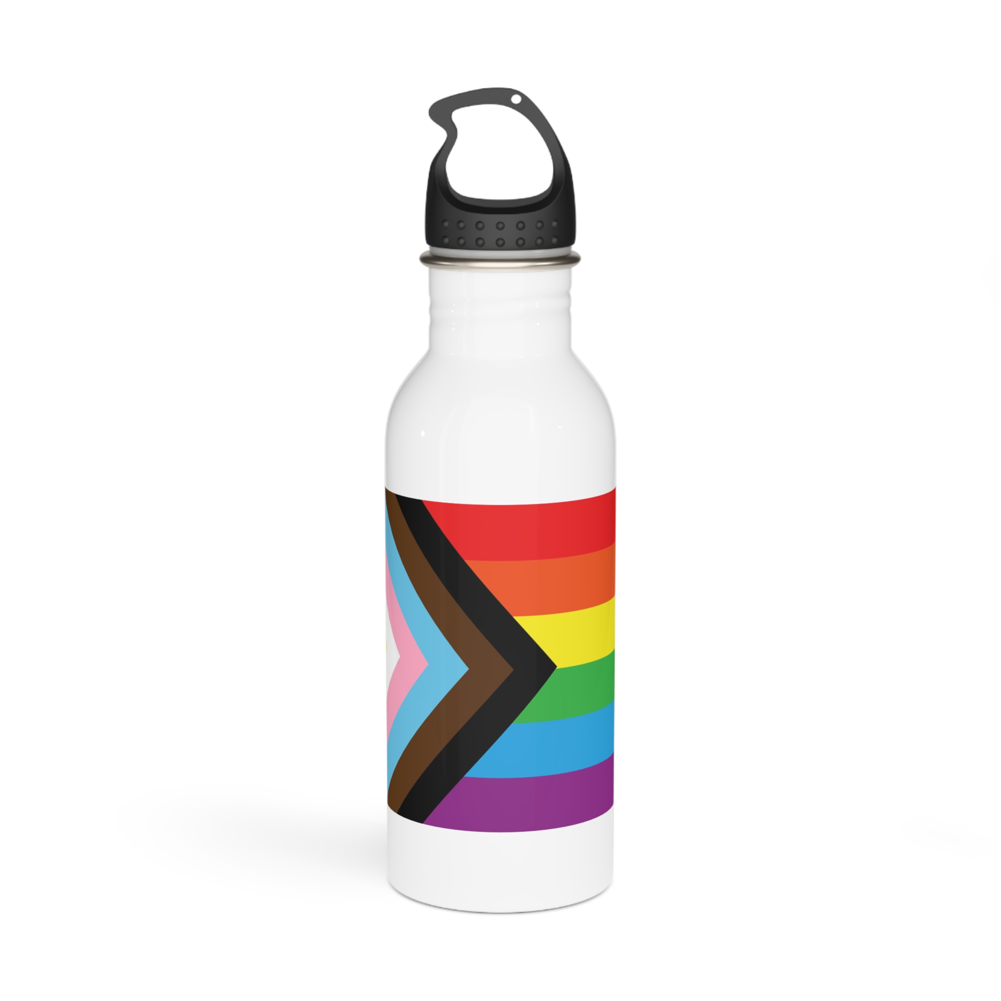 Intersex Inclusive Progress Pride Flag Stainless Steel Water Bottle