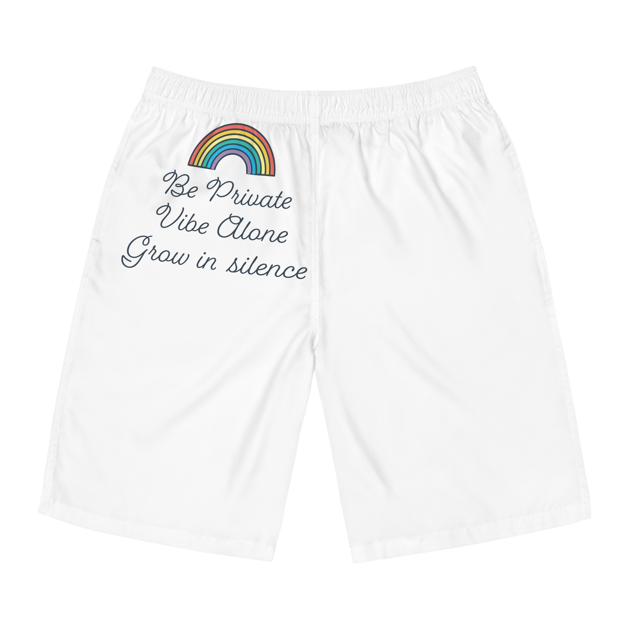 Good Thoughts Quotes Print Mens Board Shorts Aop