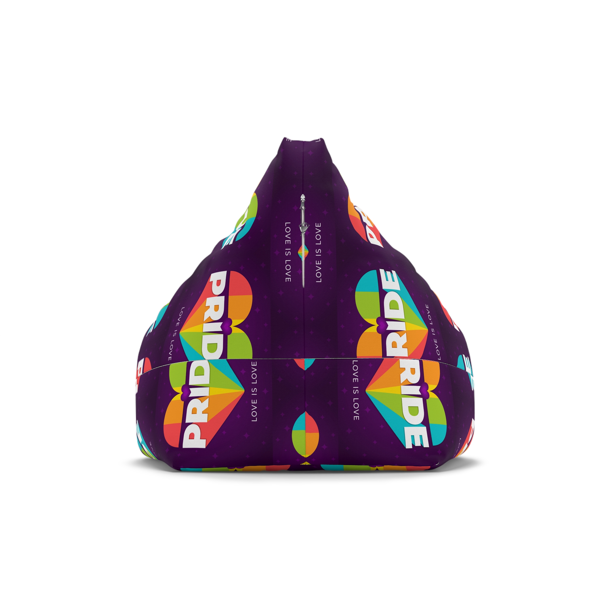 Colorful Pride Day Concept Bean Bag Chair Cover - Image 2