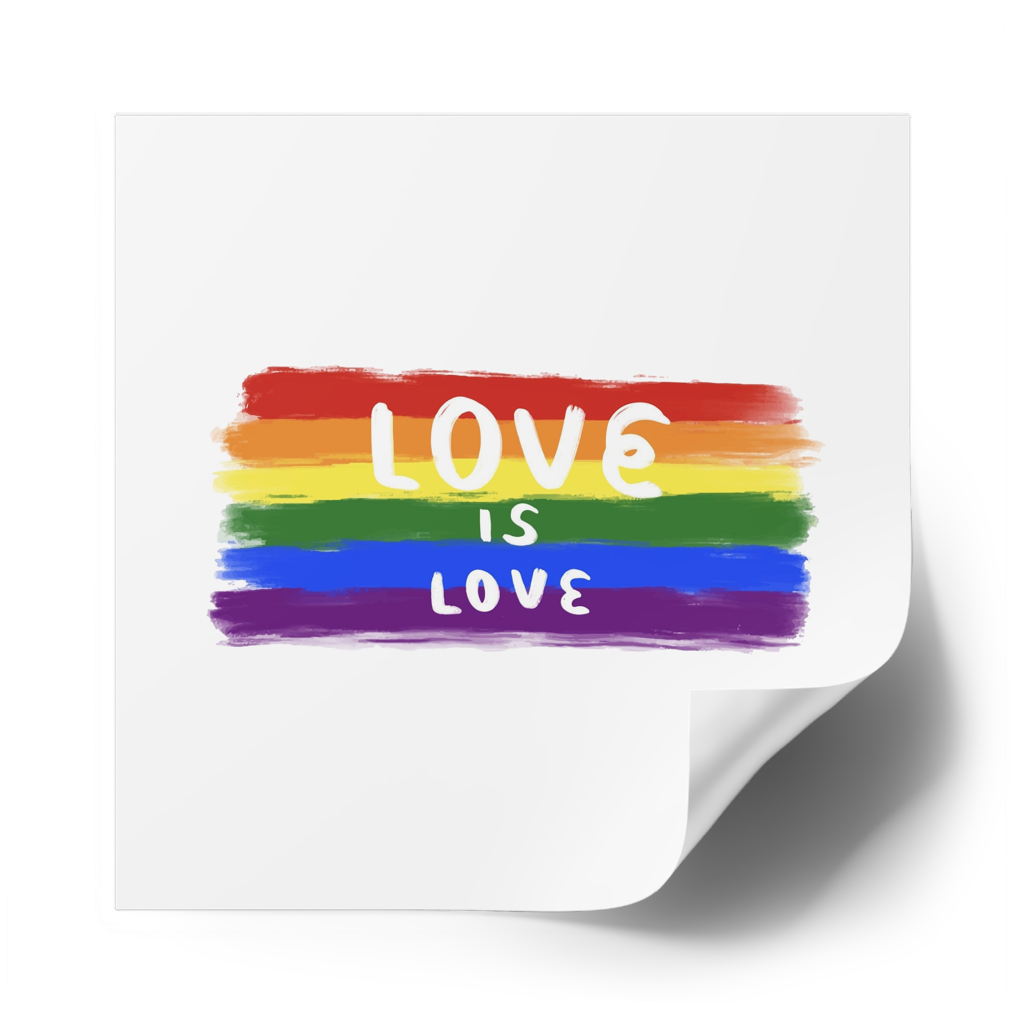Pride Day Celebration Laminate Stickers Square - Image 58