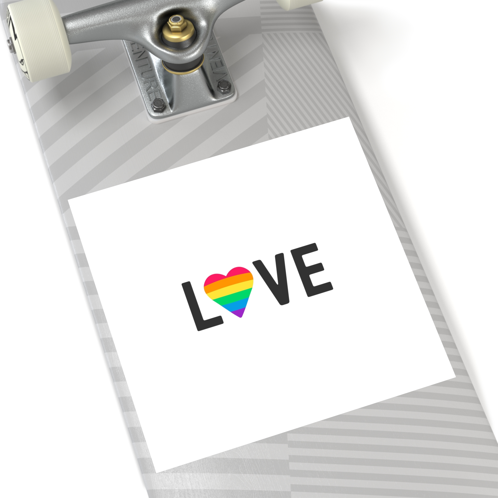 Love Lgbt Rainbow Heart Diversity Love Flag Flat Vector Illustration Laminate Stickers Square - Image 52