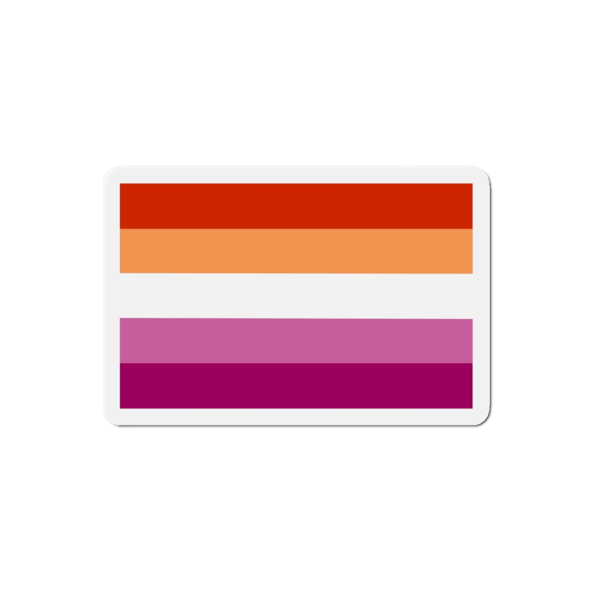 Lesbian Flag Die Cut Magnets - Image 13
