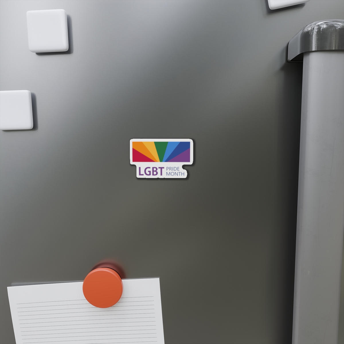 Pride Month Lgbt Horizontal Banner Template Gay Parade Annual Summer Event Die Cut Magnets - Image 2
