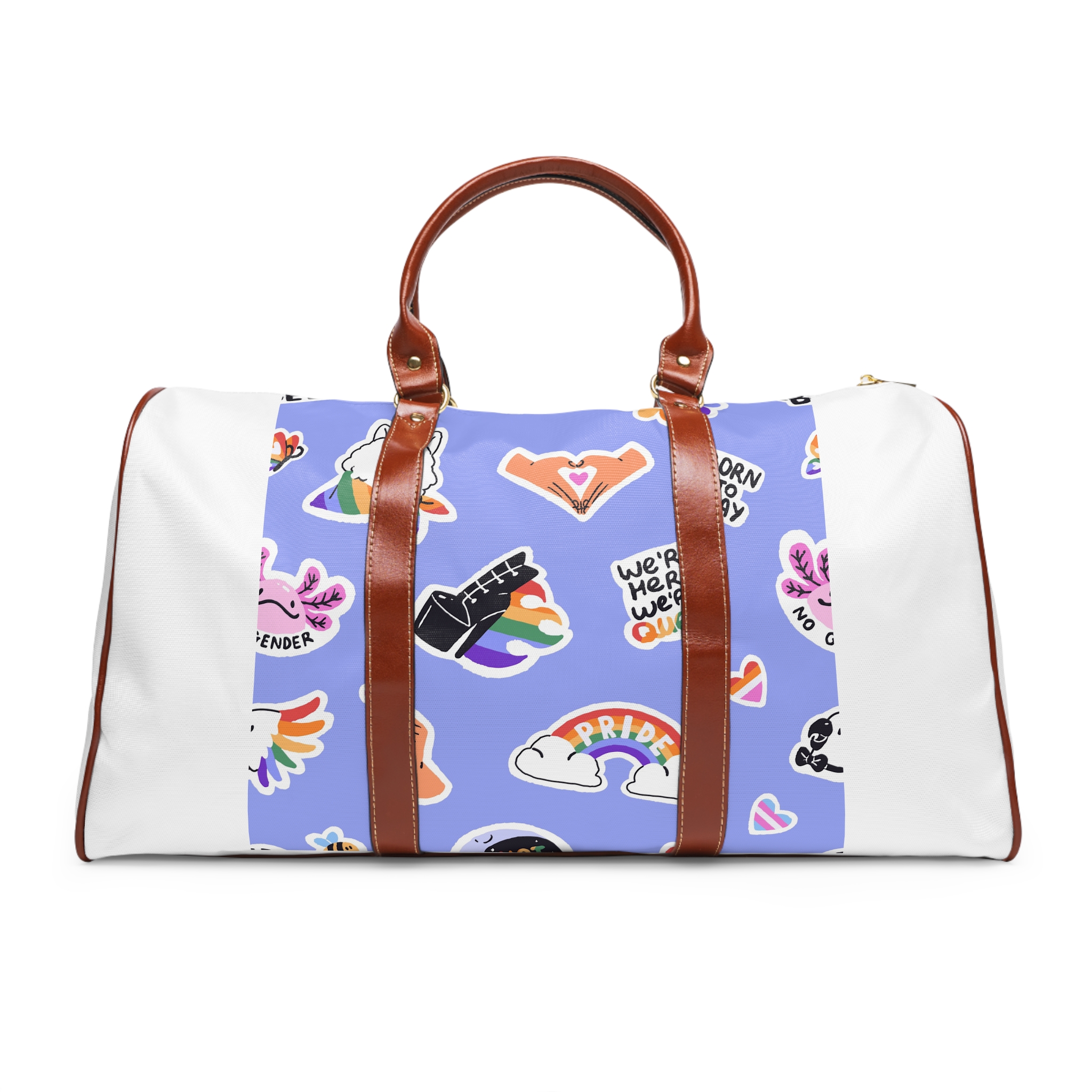Lesbian Pride Design 20D8B6 Waterproof Travel Bag
