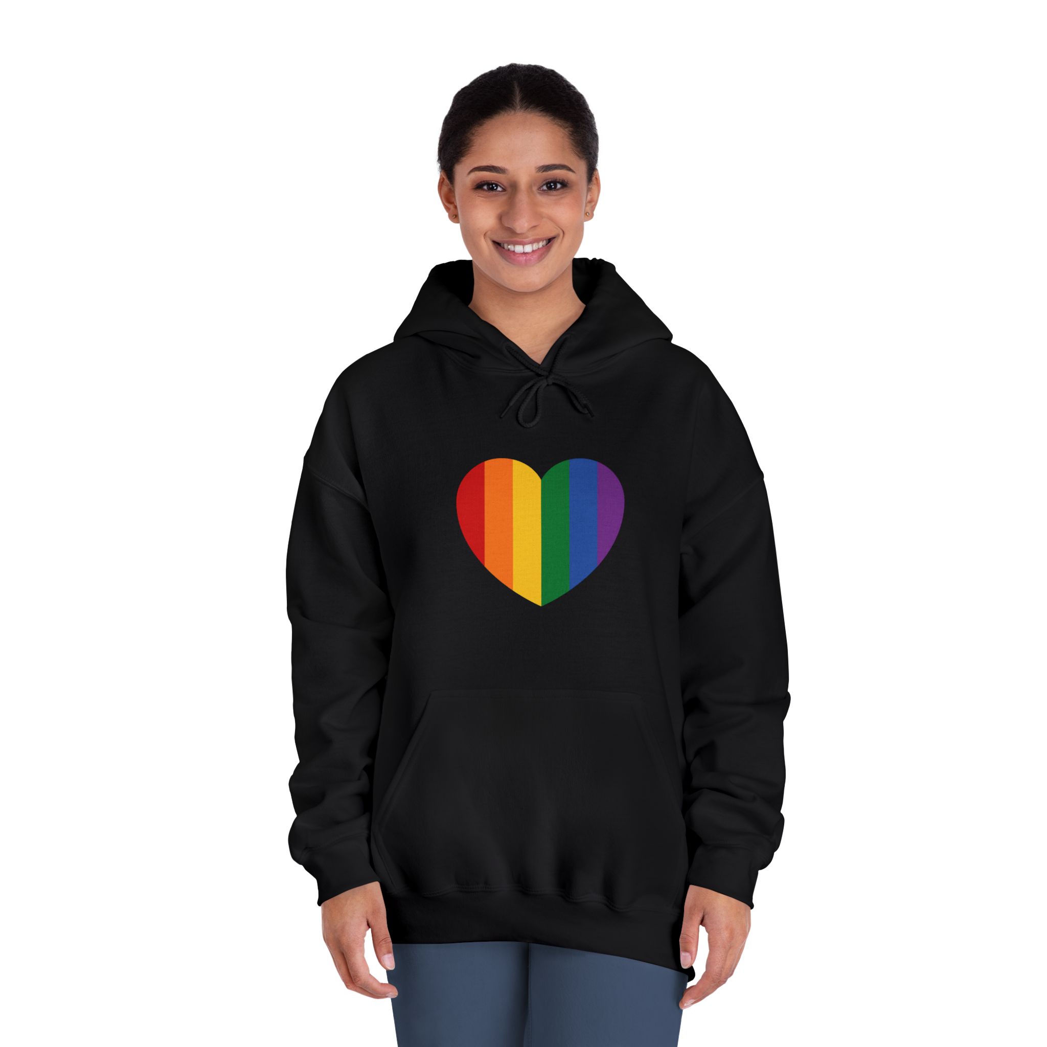 Lgbt Pride Month June Lesbian Gay Bisexual Transgender Lgbtq Flag Rainbow Vector(4) Unisex Dryblend Hooded Sweatshirt - Image 12