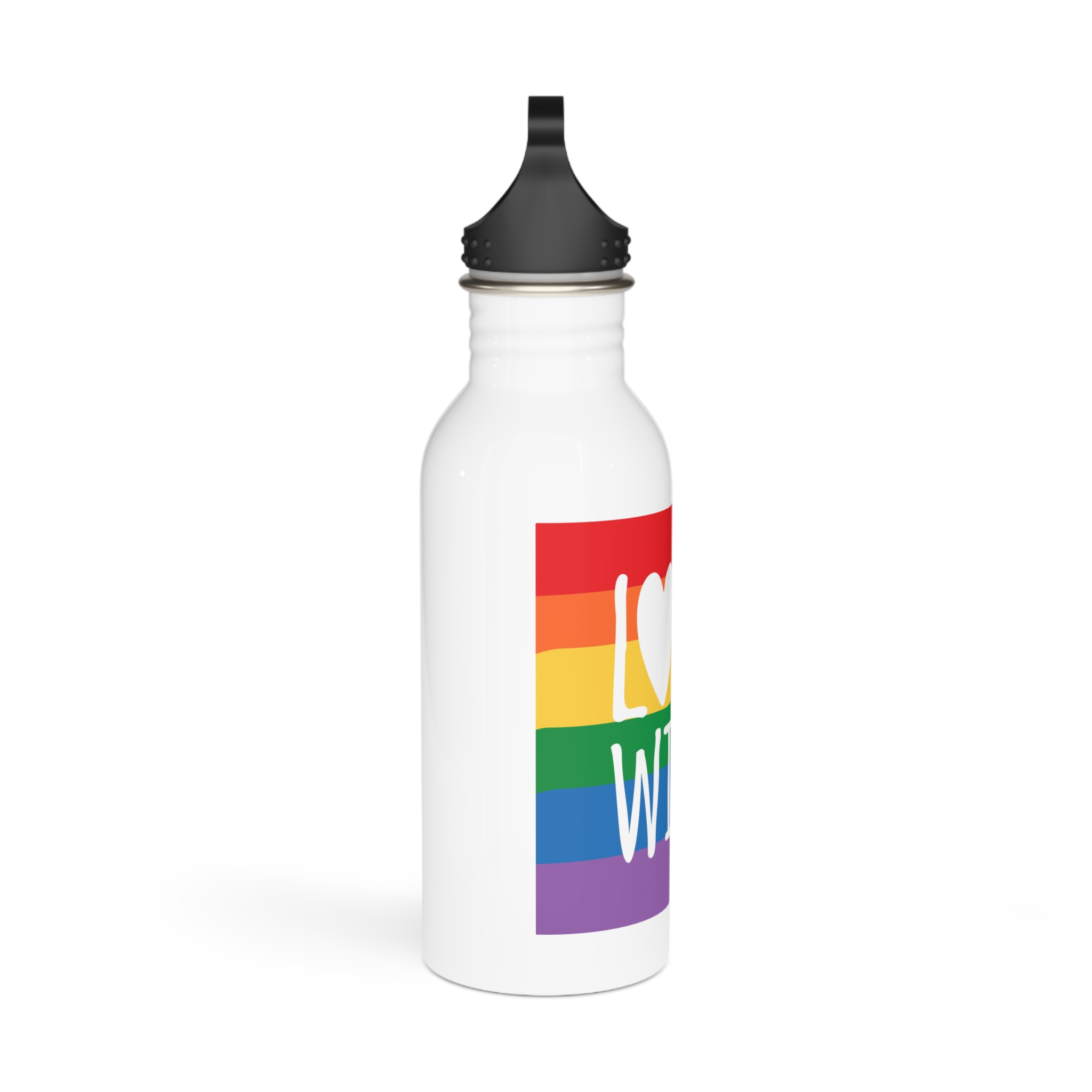 Lovewins Heart Hd 2 Stainless Steel Water Bottle - Image 2