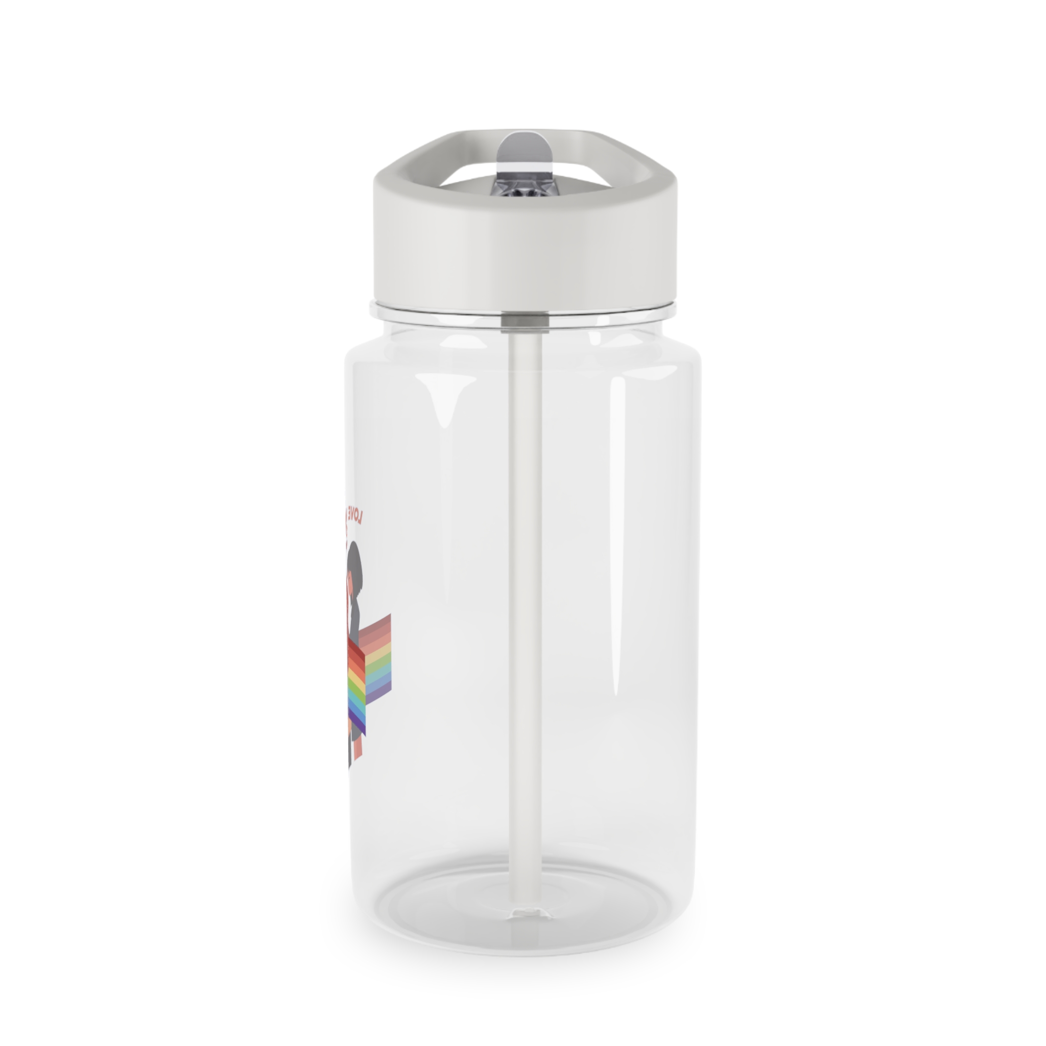Pride Day People With Women Tritan Water Bottle - Image 3