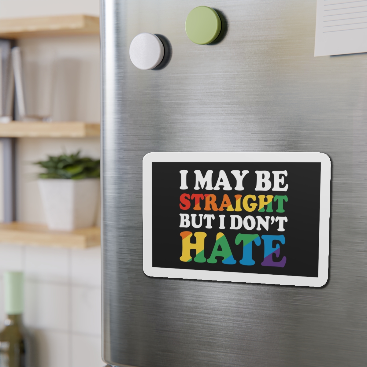 Pride Gay Lgbt Rainbow Tshirt Design(3) Die Cut Magnets - Image 15