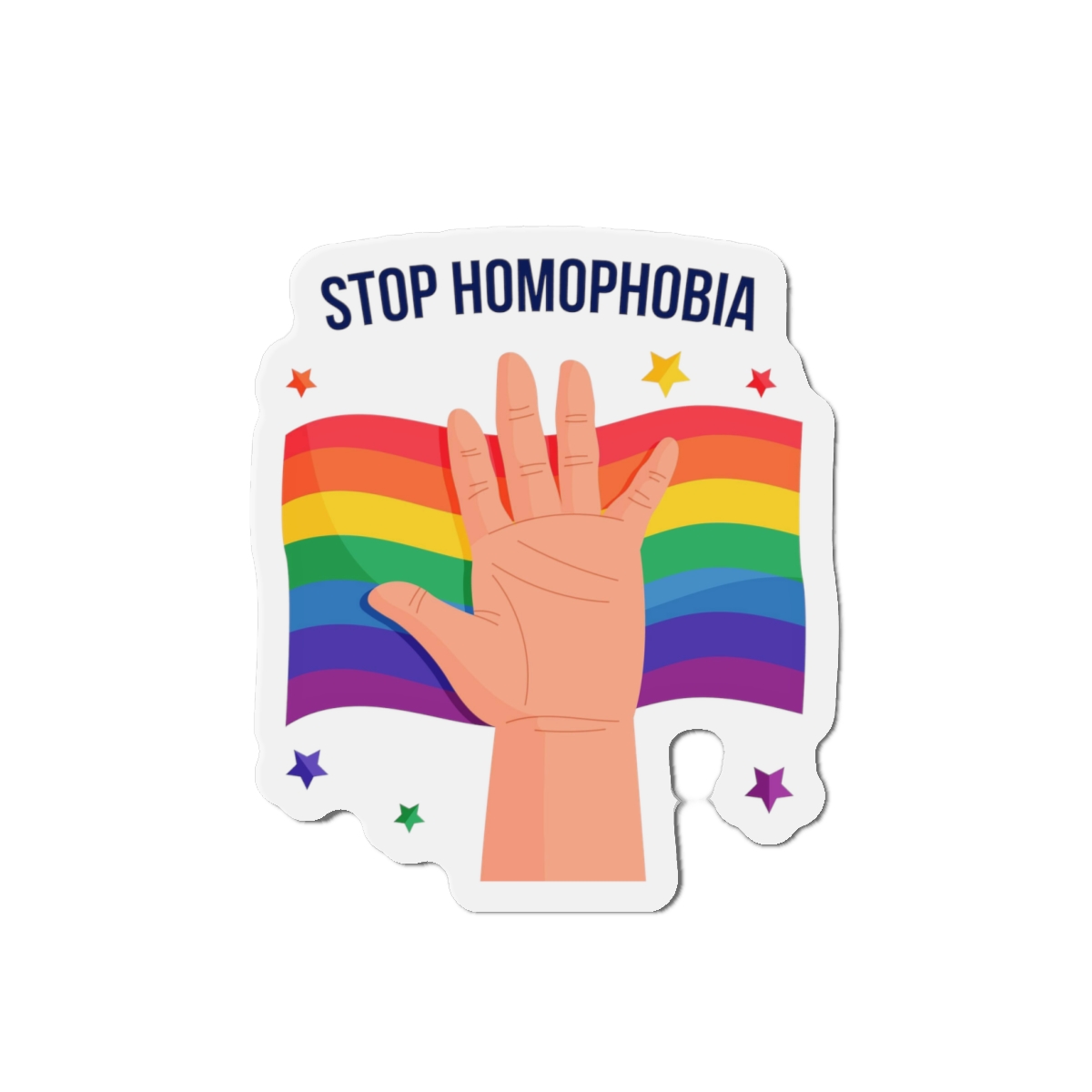 Stop Homophobia Die Cut Magnets - Image 7