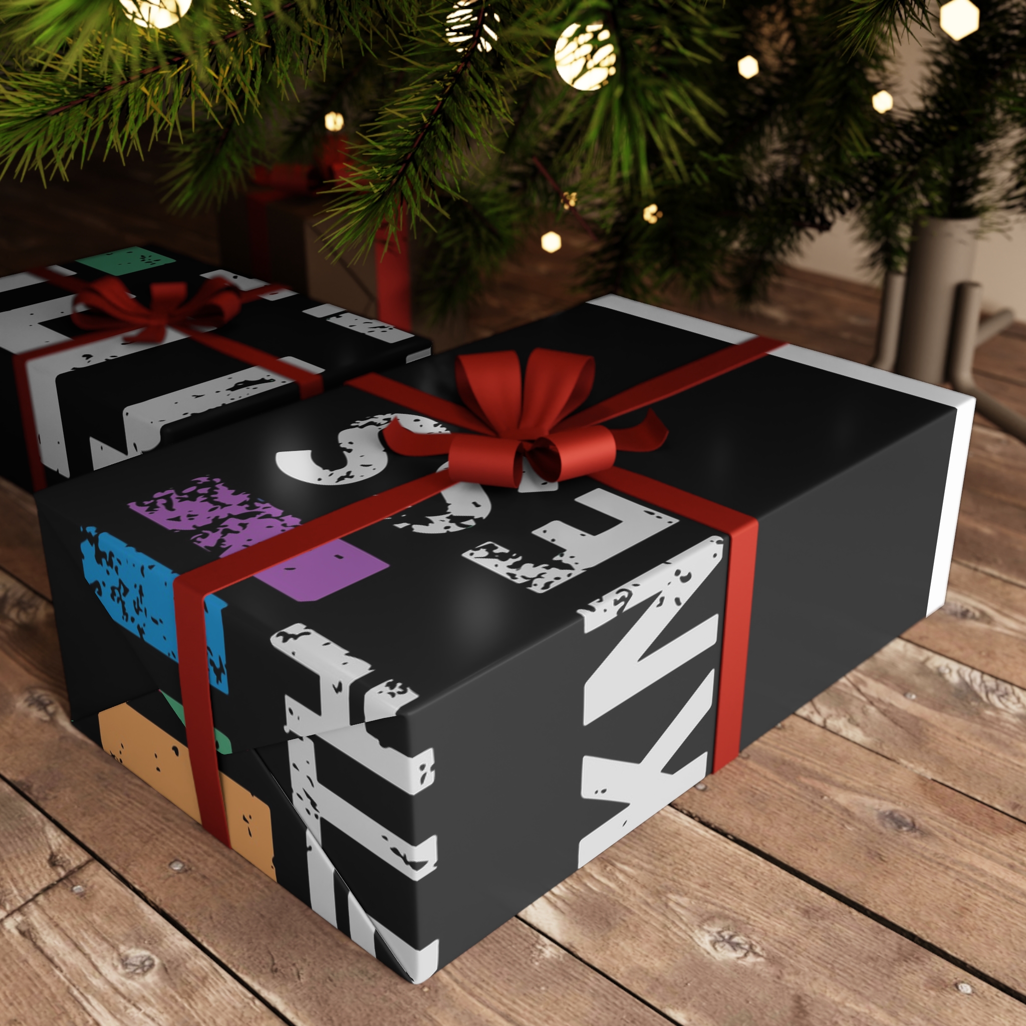 Love Is the In the Darkness Gift Wrapping Paper Sheets 1pc - Image 6