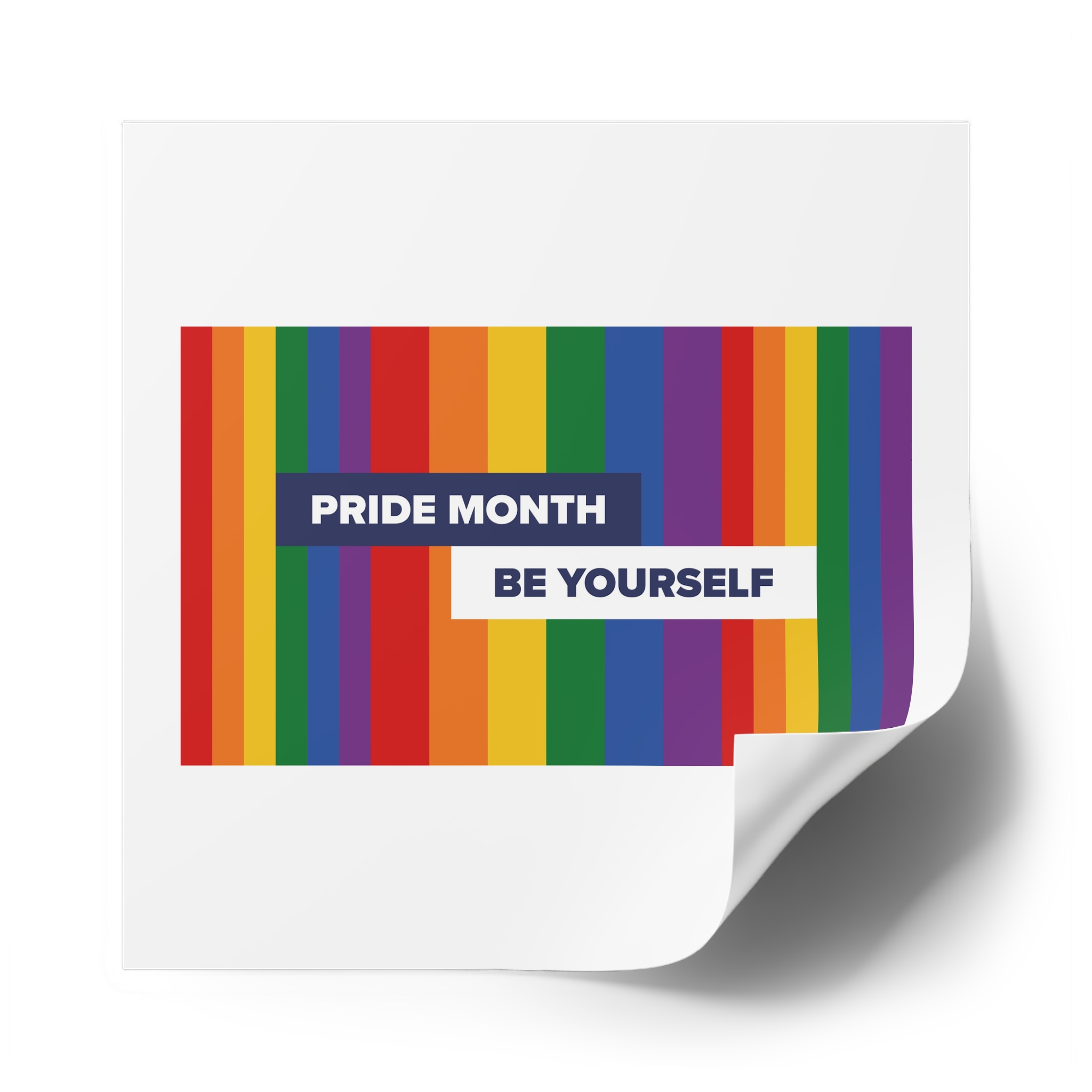 Lgbt Pride Month June Lesbian Gay Bisexual Transgender Lgbtq Flag Rainbow Vector2 Laminate Stickers Square - Image 50