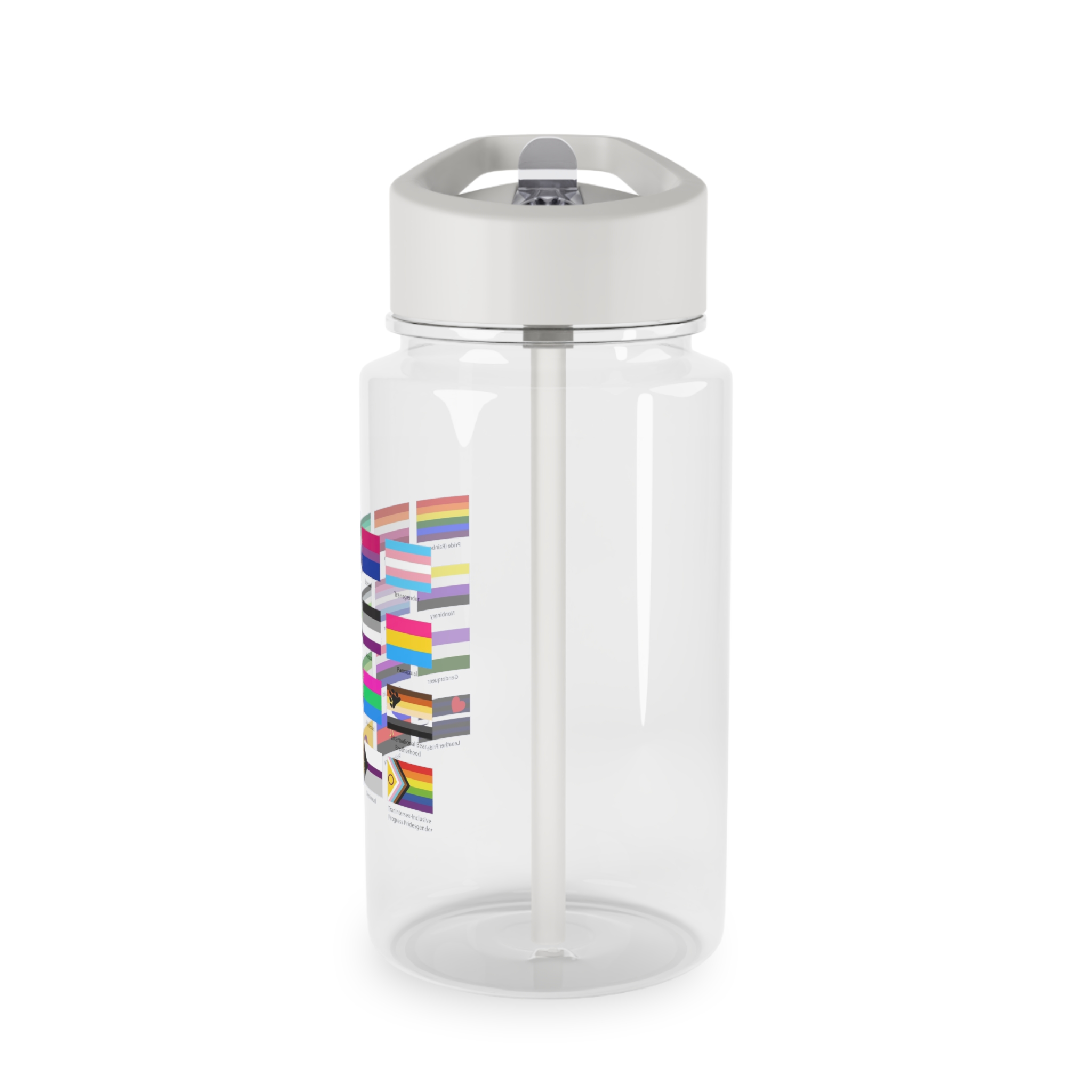 Lgbtq Community Flags Set Lgbt Sexual Identity Pride Flags Collection Rainbow Lesbian Gay Bisexual Tritan Water Bottle - Image 3