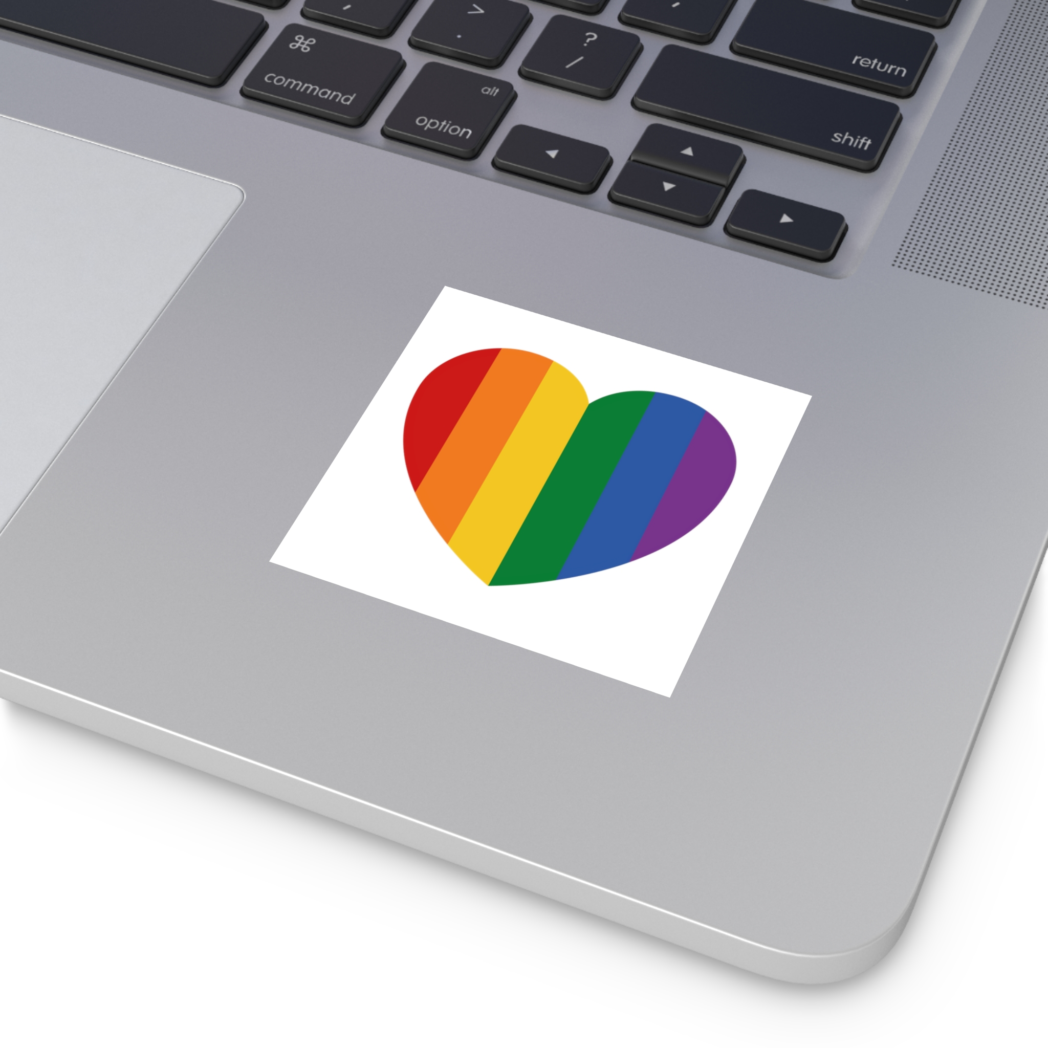 Lgbt Pride Month June Lesbian Gay Bisexual Transgender Lgbtq Flag Rainbow Vector(4) Laminate Stickers Square - Image 3