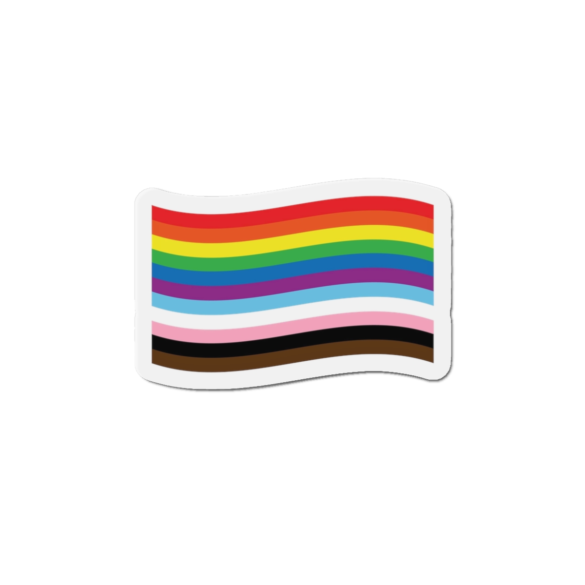 Vector Flat New Lgbtq Flag Die Cut Magnets - Image 4