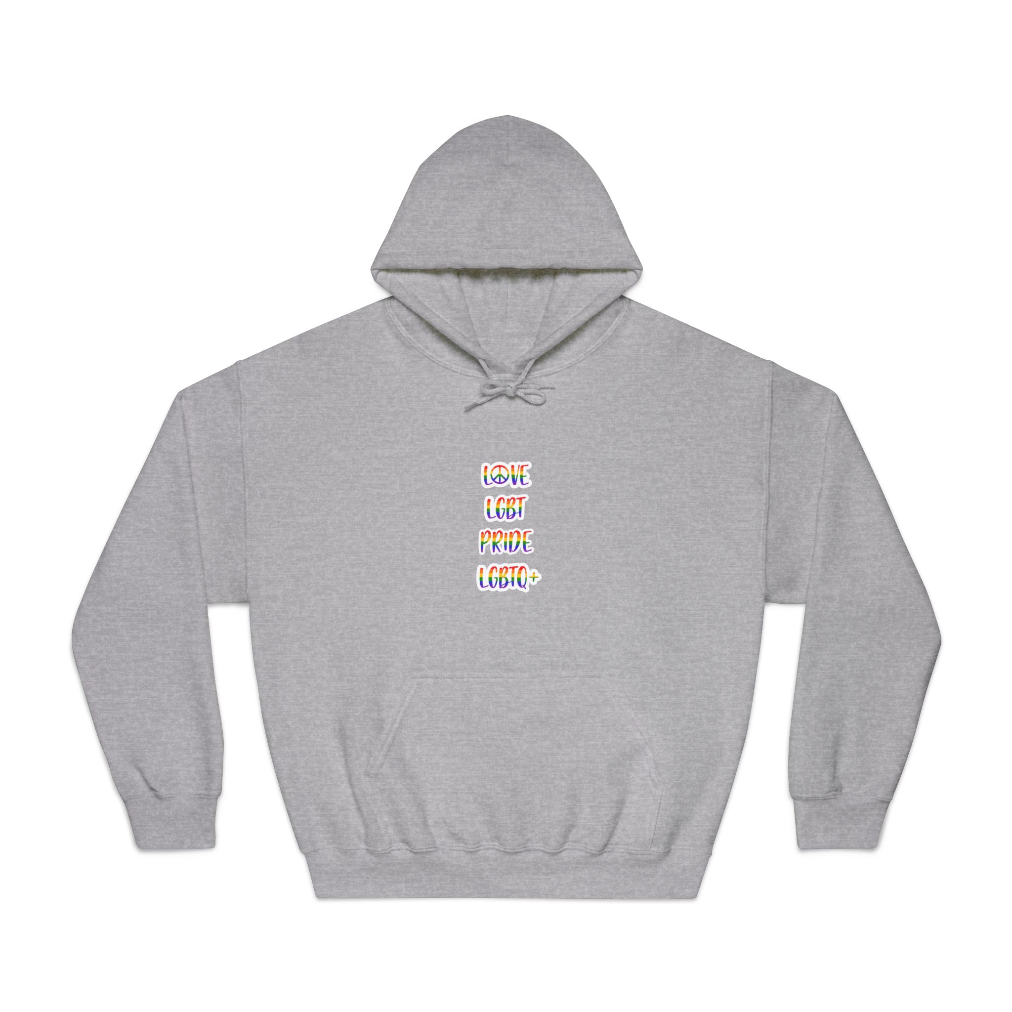 Lgbt Pride Month June Poster Card Banner Background Vector Illustration Unisex Dryblend Hooded Sweatshirt - Image 13