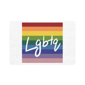 Creativesmoke Lgbtq 5 Pet Food Mat 12x18