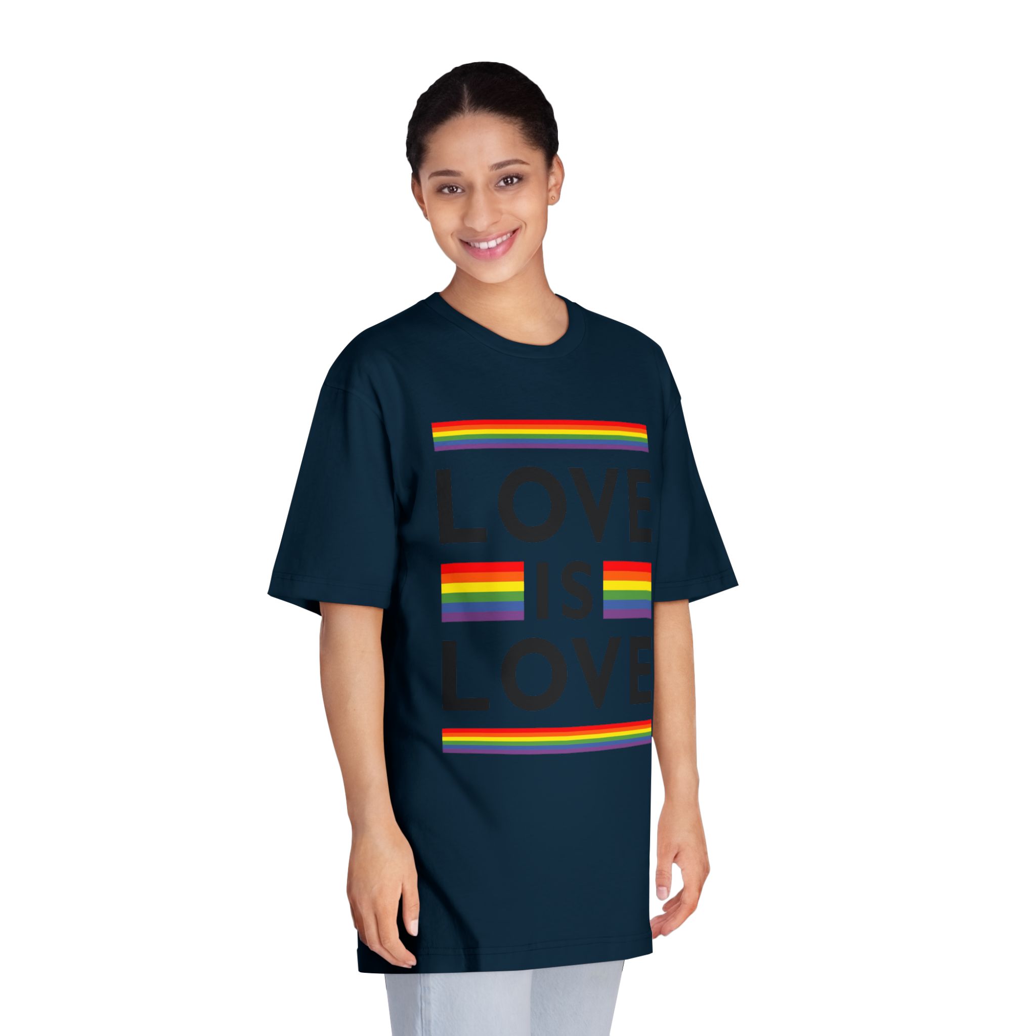Love Is Love Lgbt Flag Symbol Pride Month Symbol - Unisex Classic Crewneck T Shirt - Image 19