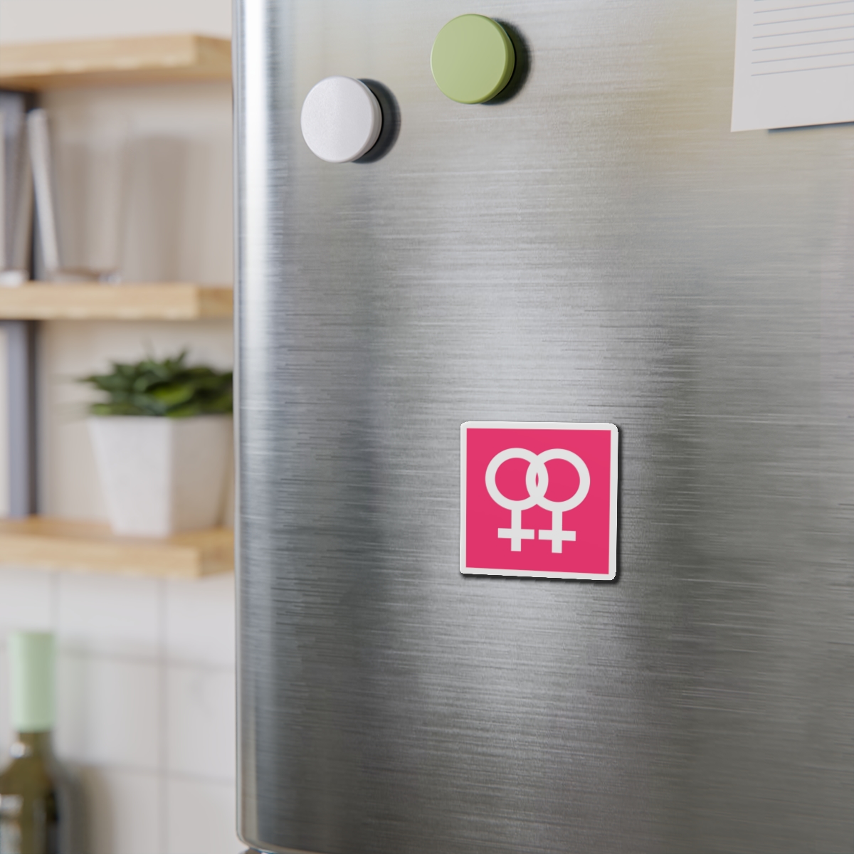 Lesbian Pride Design 2B26C2 Die Cut Magnets - Image 3