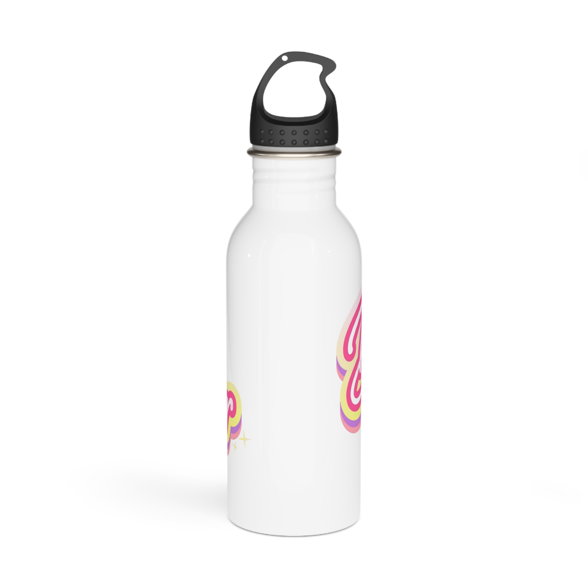 Pink Besties Forever Lettering Logo Stainless Steel Water Bottle - Image 3