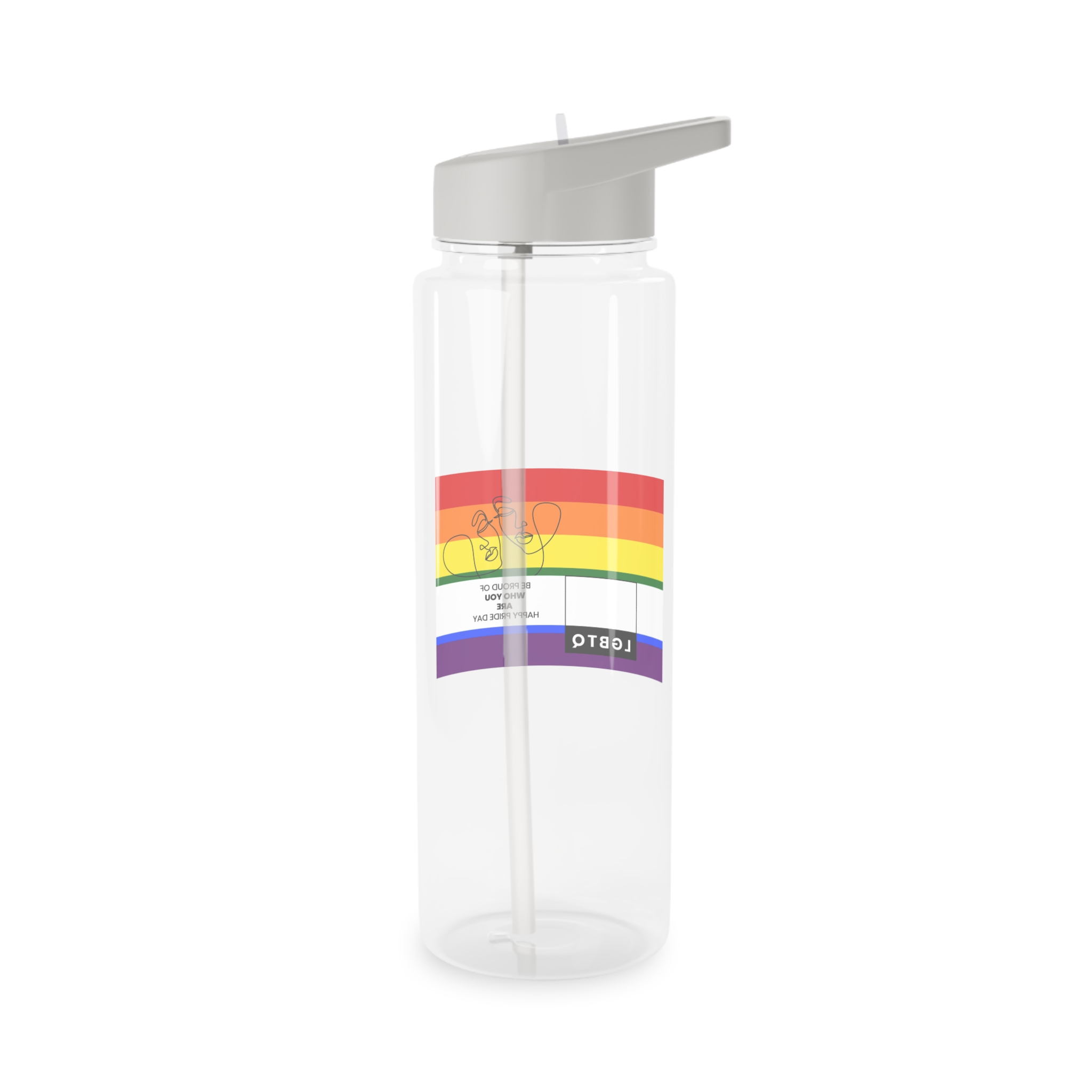 Lgbtq Pride Month Celebration Banner Poster Card Design Vector Illustration Tritan Water Bottle - Image 6