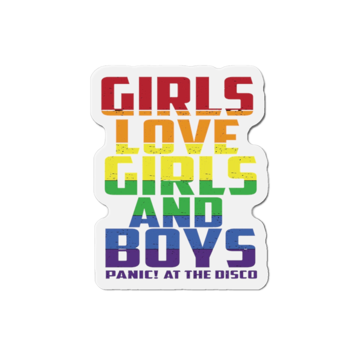 Vector T Shirt Design Template Die Cut Magnets