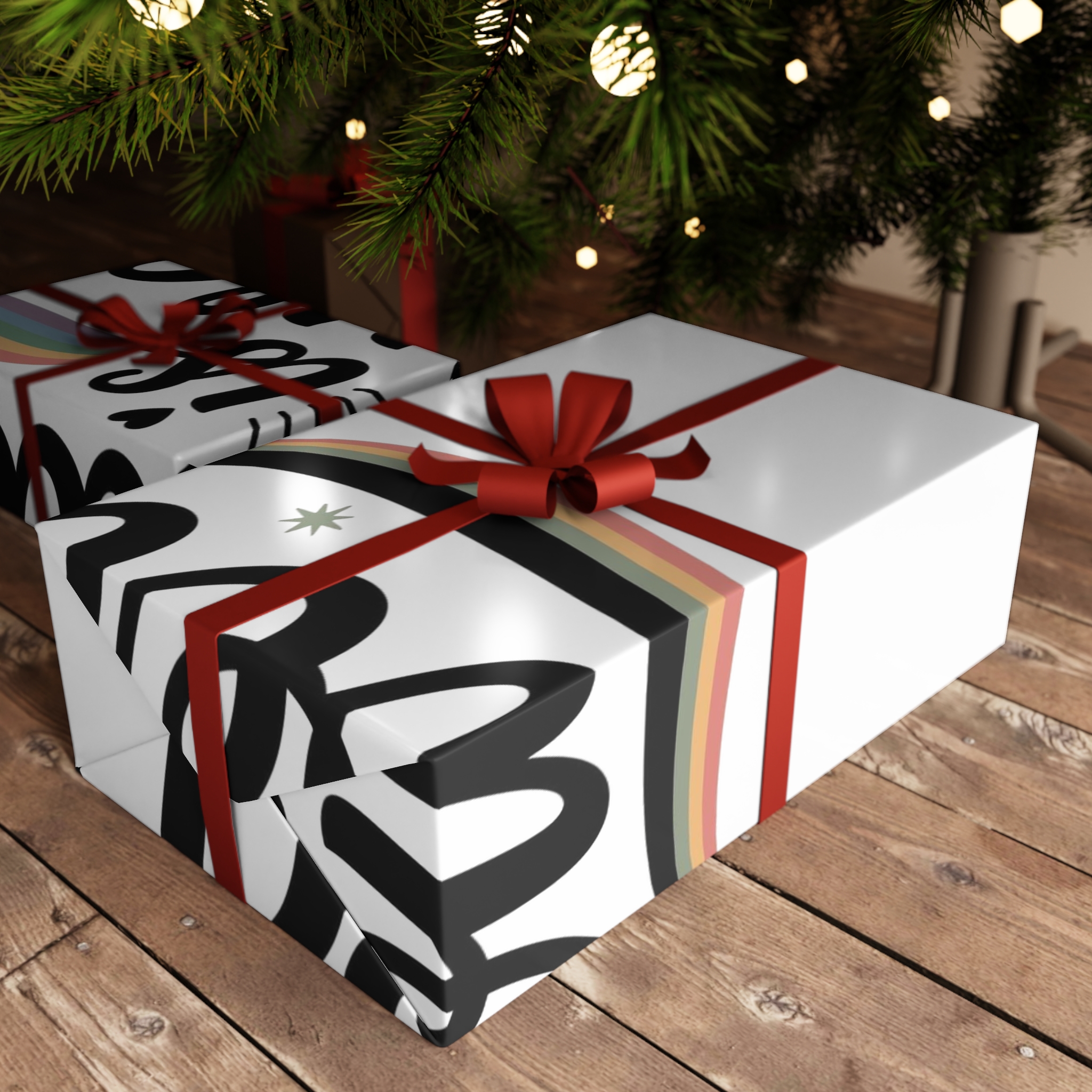 Pride Is Power T Shirt Design Isolated White Background Gift Wrapping Paper Sheets 1pc - Image 6