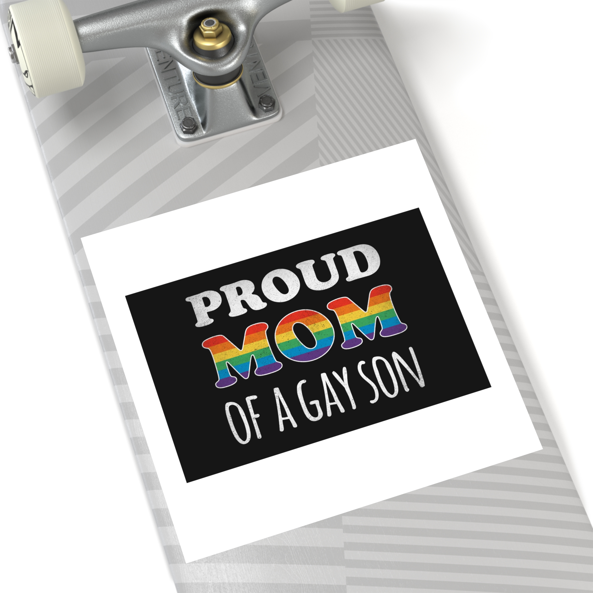 Mother Day Pride Rainbow Typography Vector Premium T Shirt(4) Laminate Stickers Square - Image 80