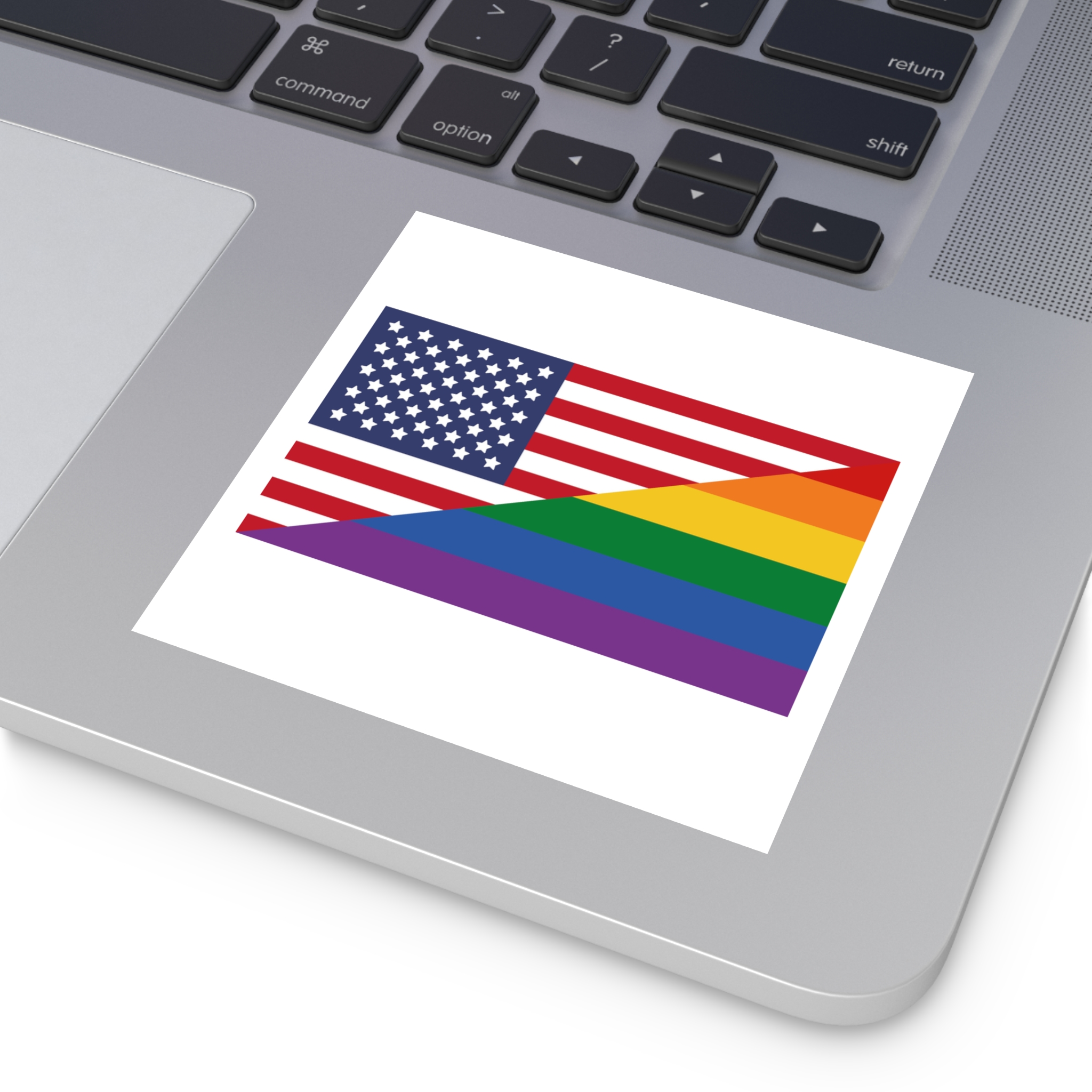 Lgbt Pride Month June Lesbian Gay Bisexual Transgender Lgbtq Flag Rainbow Vector(2) (1) Laminate Stickers Square - Image 19