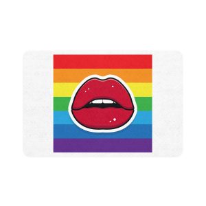 Lipslgbt Pet Food Mat 12x18