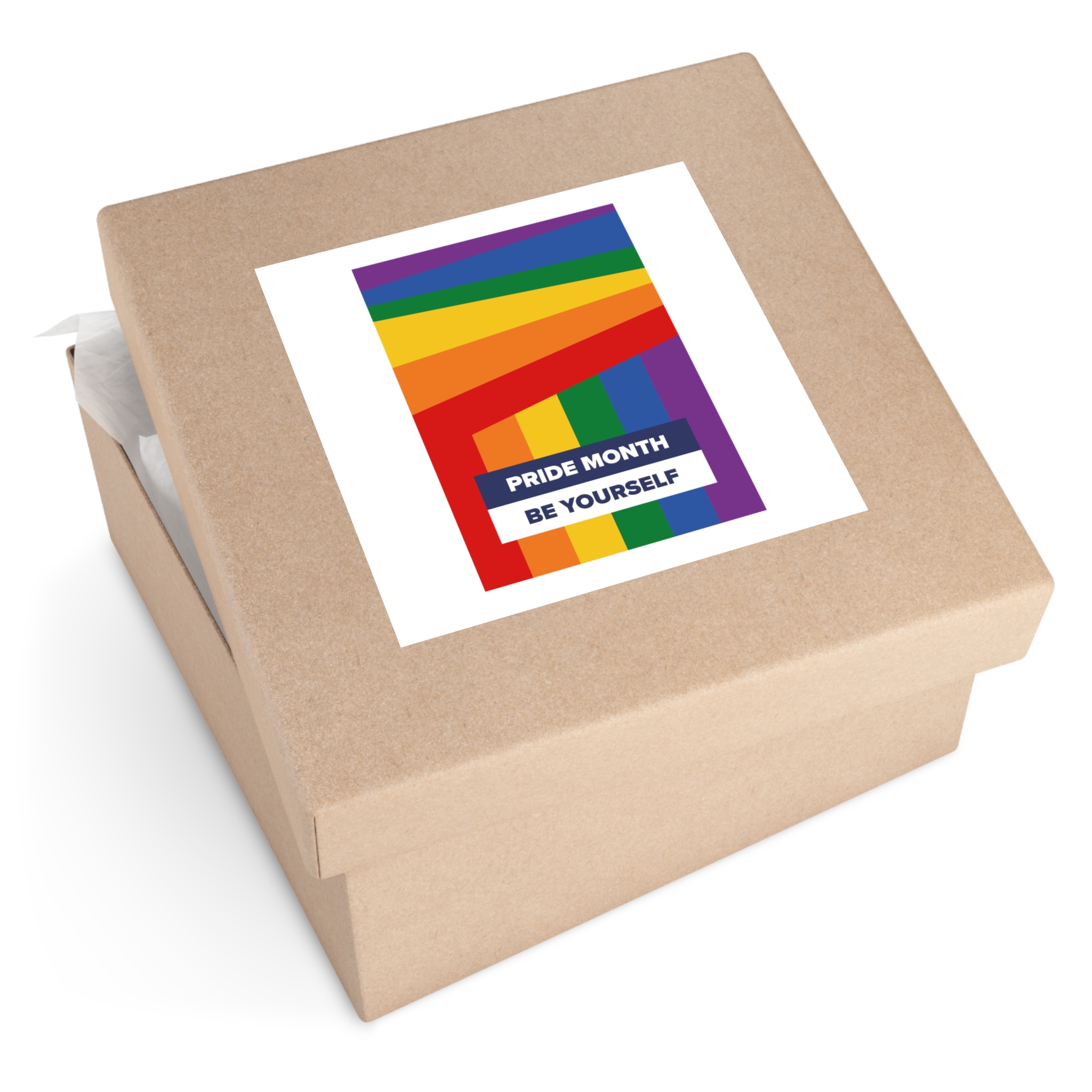 Lgbt Pride Month June Lesbian Gay Bisexual Transgender Lgbtq Flag Rainbow Vector(2)2 Laminate Stickers Square - Image 55