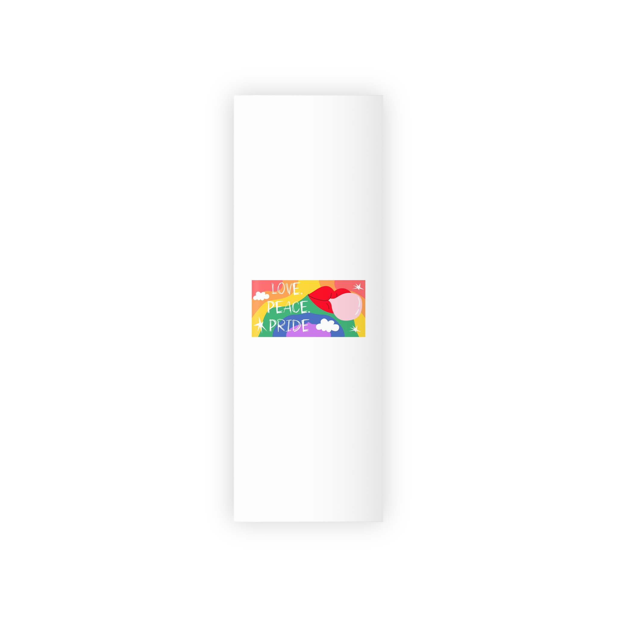 Lgbt Festive Cartoon Groovy Banner Retro 90s Style Love Freedom Concept Gift Wrapping Paper Rolls 1pc - Image 5