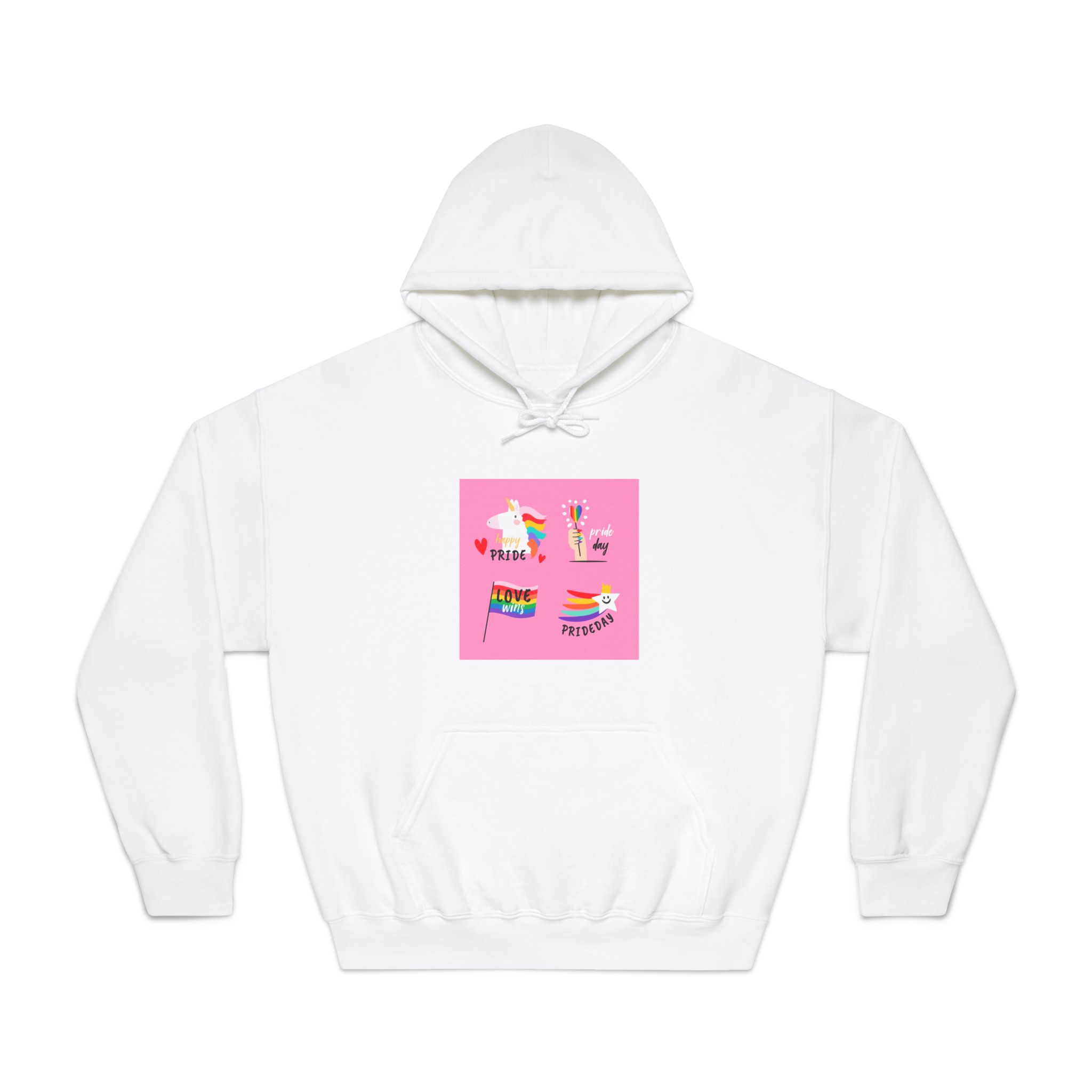 Pride Day Label Collection Theme Unisex Dryblend Hooded Sweatshirt
