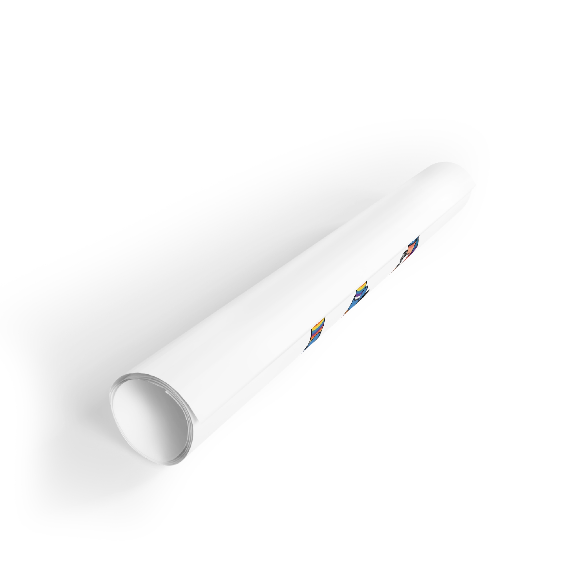 Two Diverse Young Women Celebrate Pride Month With Rainbow Flags Colorful Attire Gift Wrapping Paper Rolls 1pc - Image 2