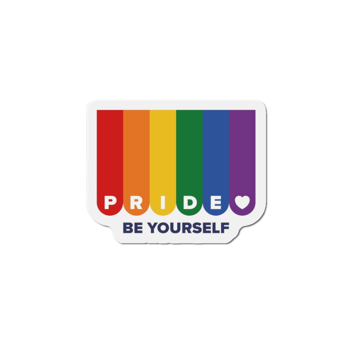 Lgbt Pride Month June Lesbian Gay Bisexual Transgender Lgbtq Flag Rainbow Vector(1) Die Cut Magnets - Image 4