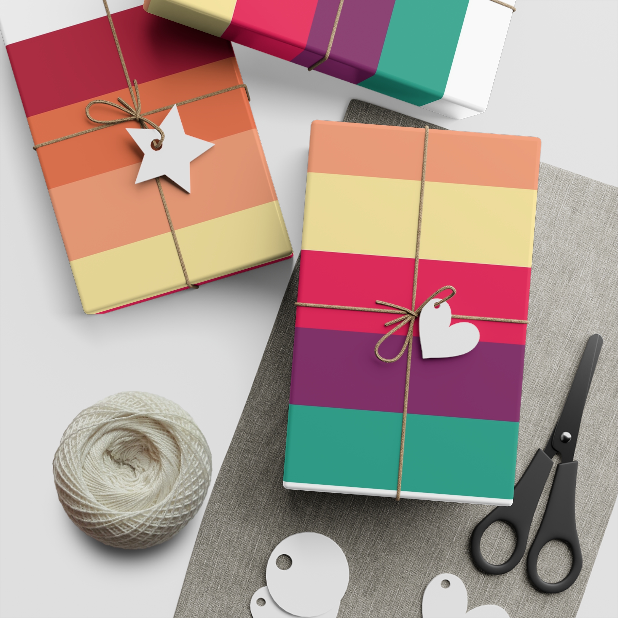 Lesbian Pride Design 2B26F3 Gift Wrapping Paper Sheets 1pc - Image 2