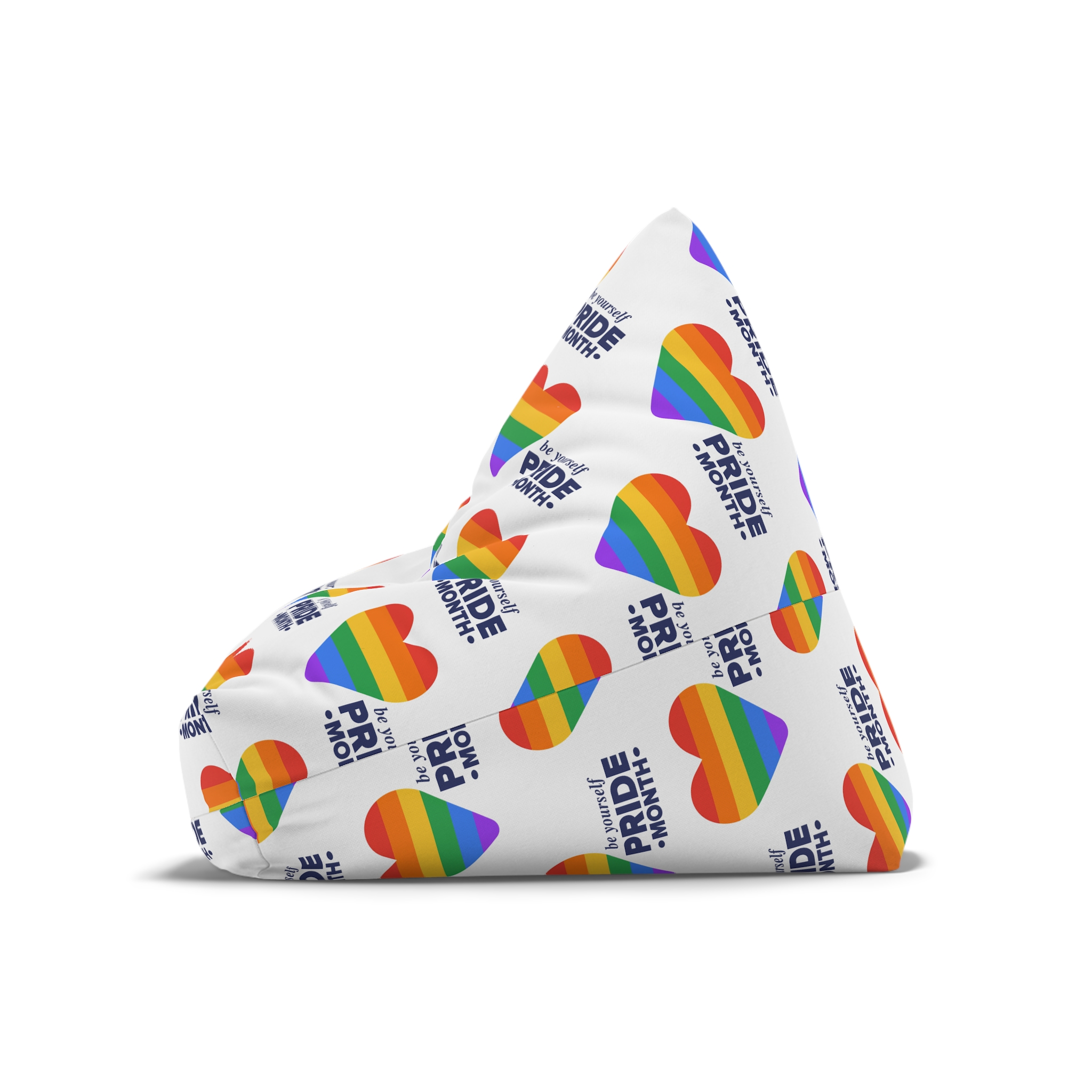 Lgbt Pride Month June Lgbt Flag Rainbow Flag Love Concept Vector Illustration Poster Bean Bag Chair Cover - Image 8