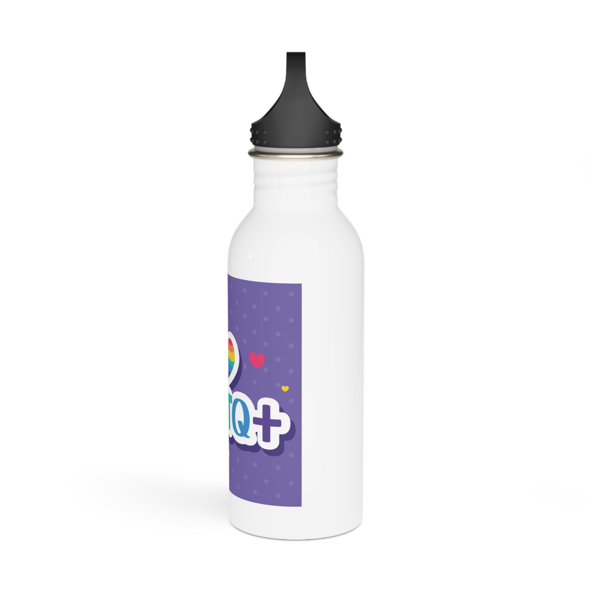 I Love Lgtbi Lettering Stainless Steel Water Bottle - Image 4