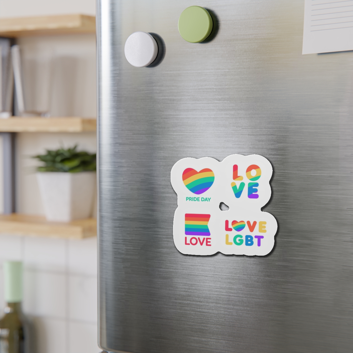 Pride Day Label Collection Theme Die Cut Magnets - Image 9