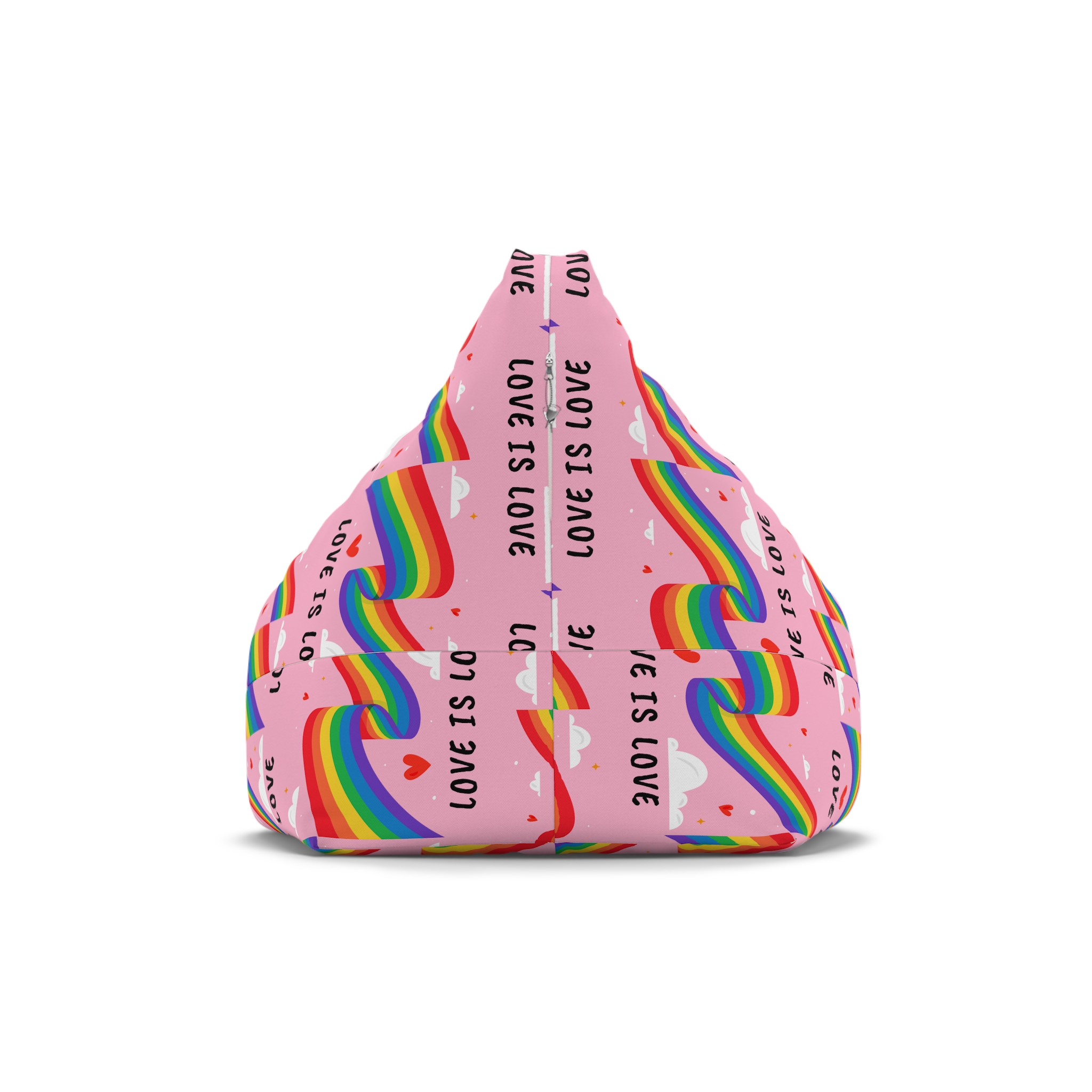 Colorful Flag Pride Day Bean Bag Chair Cover - Image 2