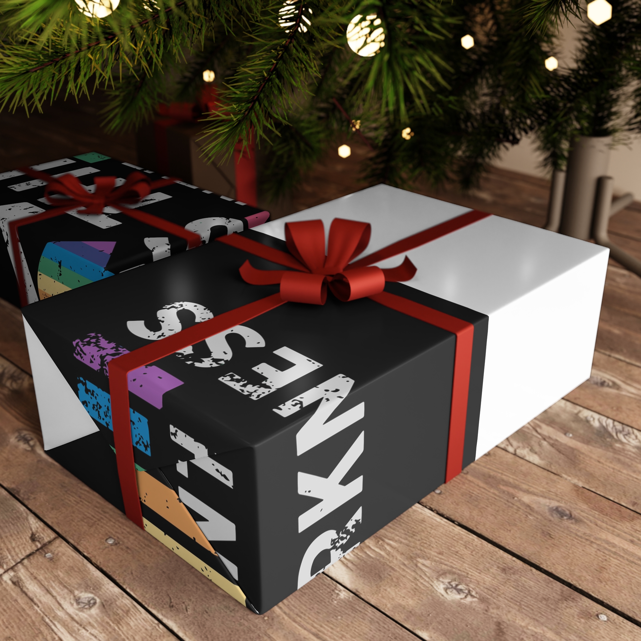 Love Is the In the Darkness Gift Wrapping Paper Sheets 1pc - Image 3