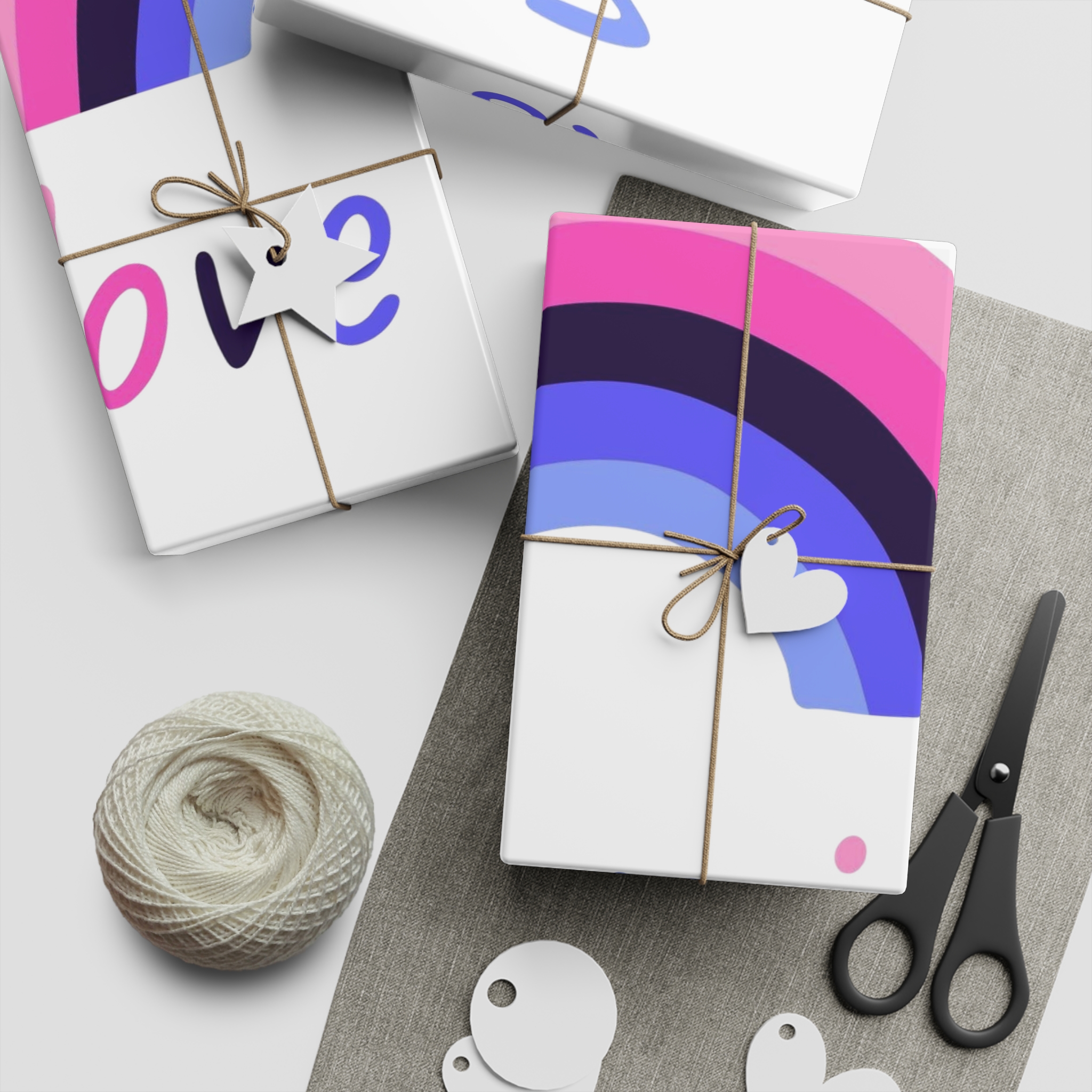 Colorful Rainbow Shape Omnisexual Pride Flag Happy Pride Day Lgbtqia Community Pride Month Vector Hand Drawn Doodle Posters Stickers Logo Cards Gift Wrapping Paper Sheets 1pc - Image 5