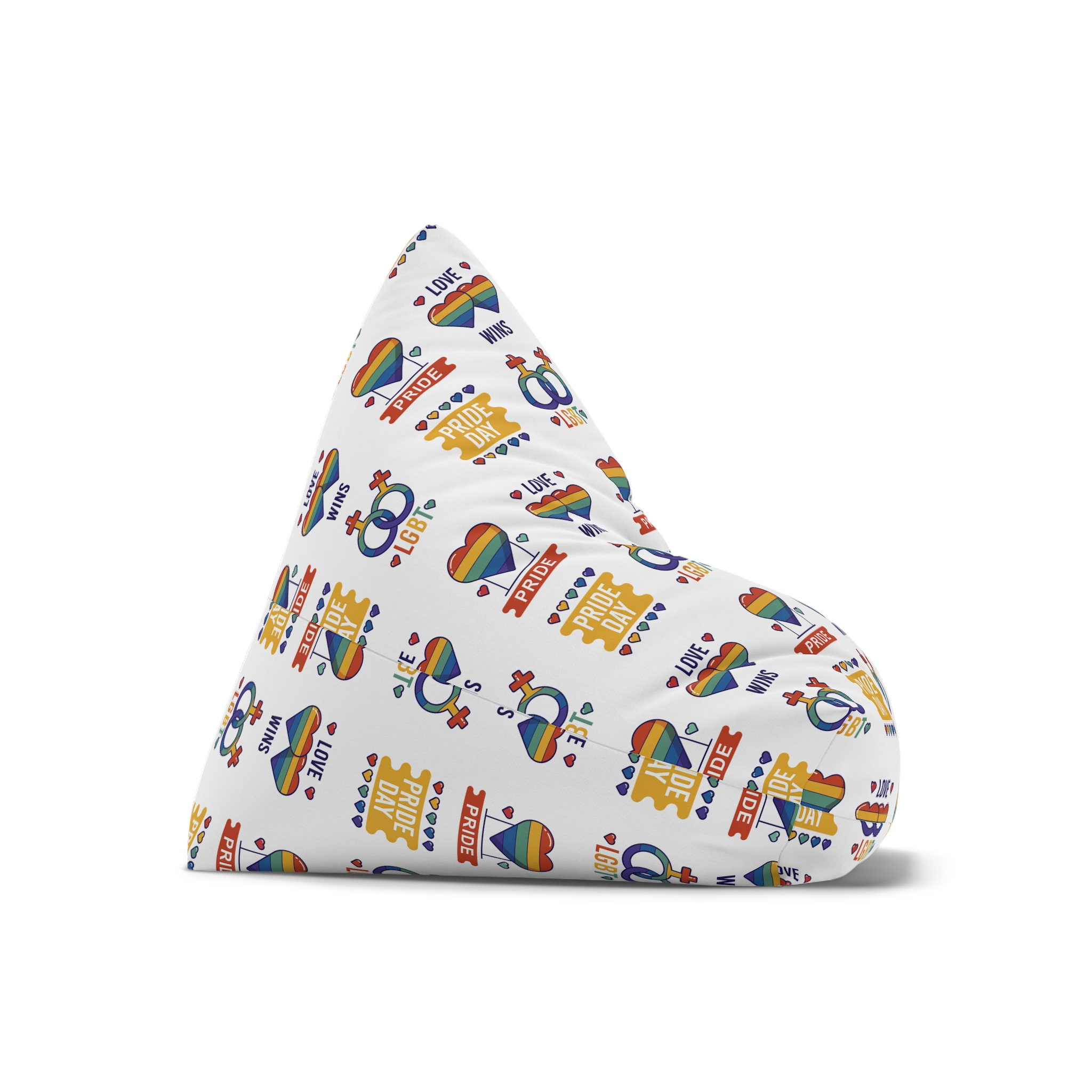 Pride Day Label Collection Concept Bean Bag Chair Cover - Image 7