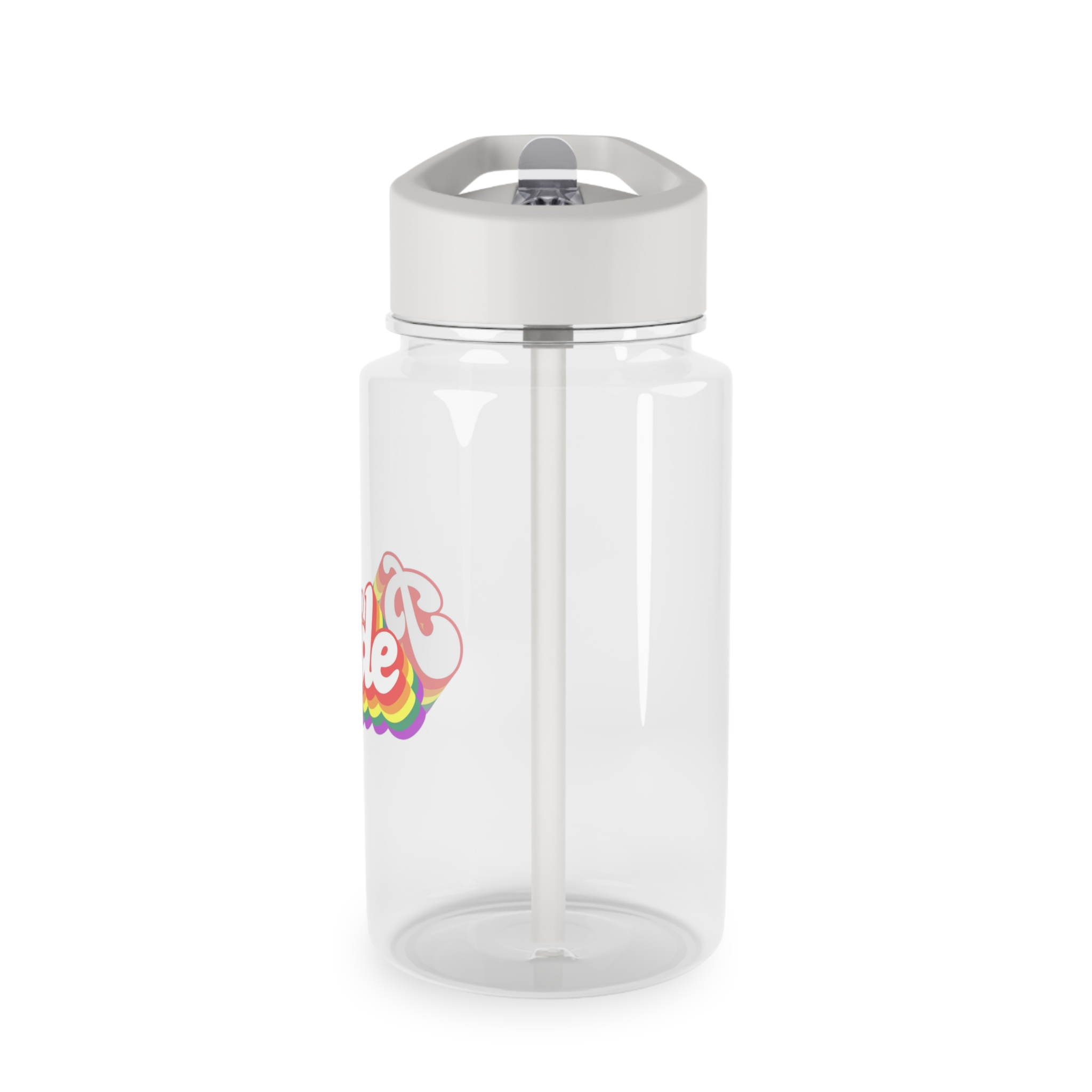 Pride Lgbt Gay Retro Tshirt Design(2) Tritan Water Bottle - Image 3
