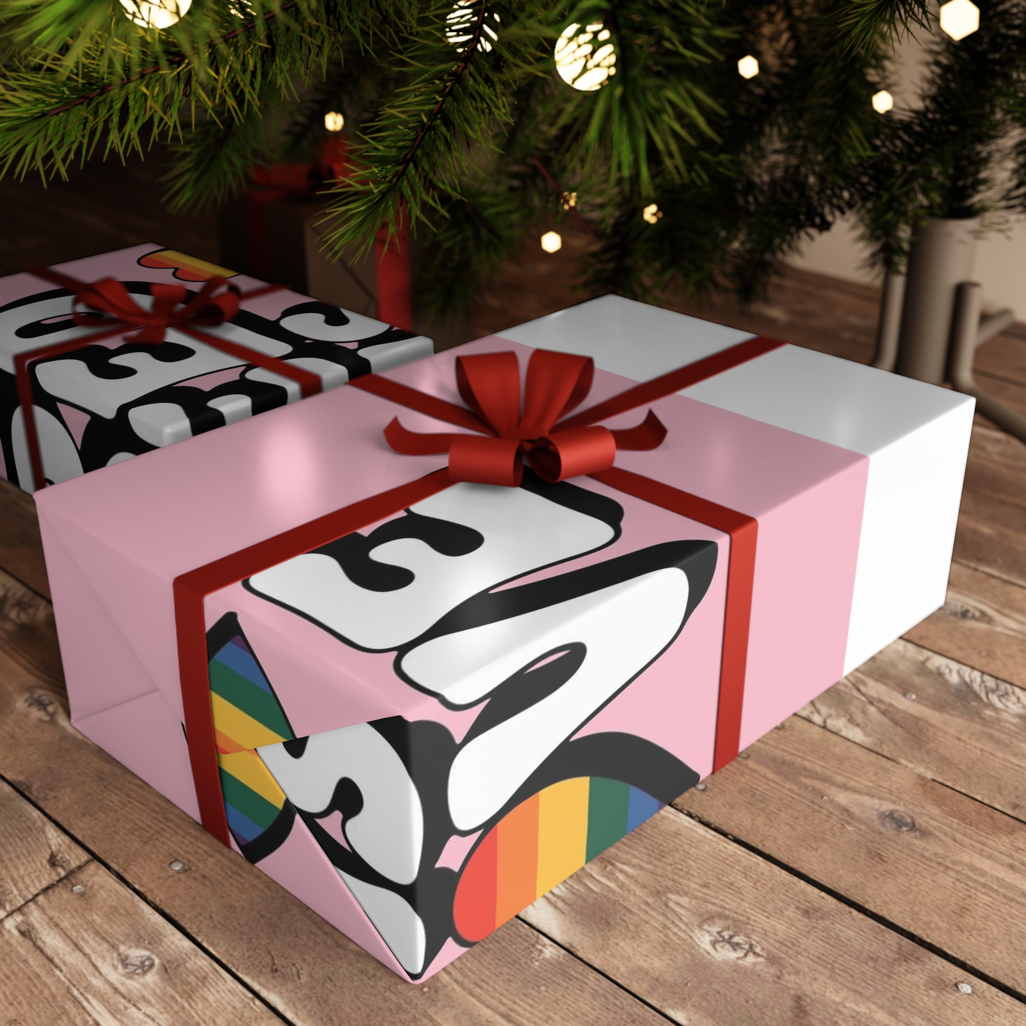 All You Need Is Love Pride Message Gift Wrapping Paper Sheets 1pc - Image 6