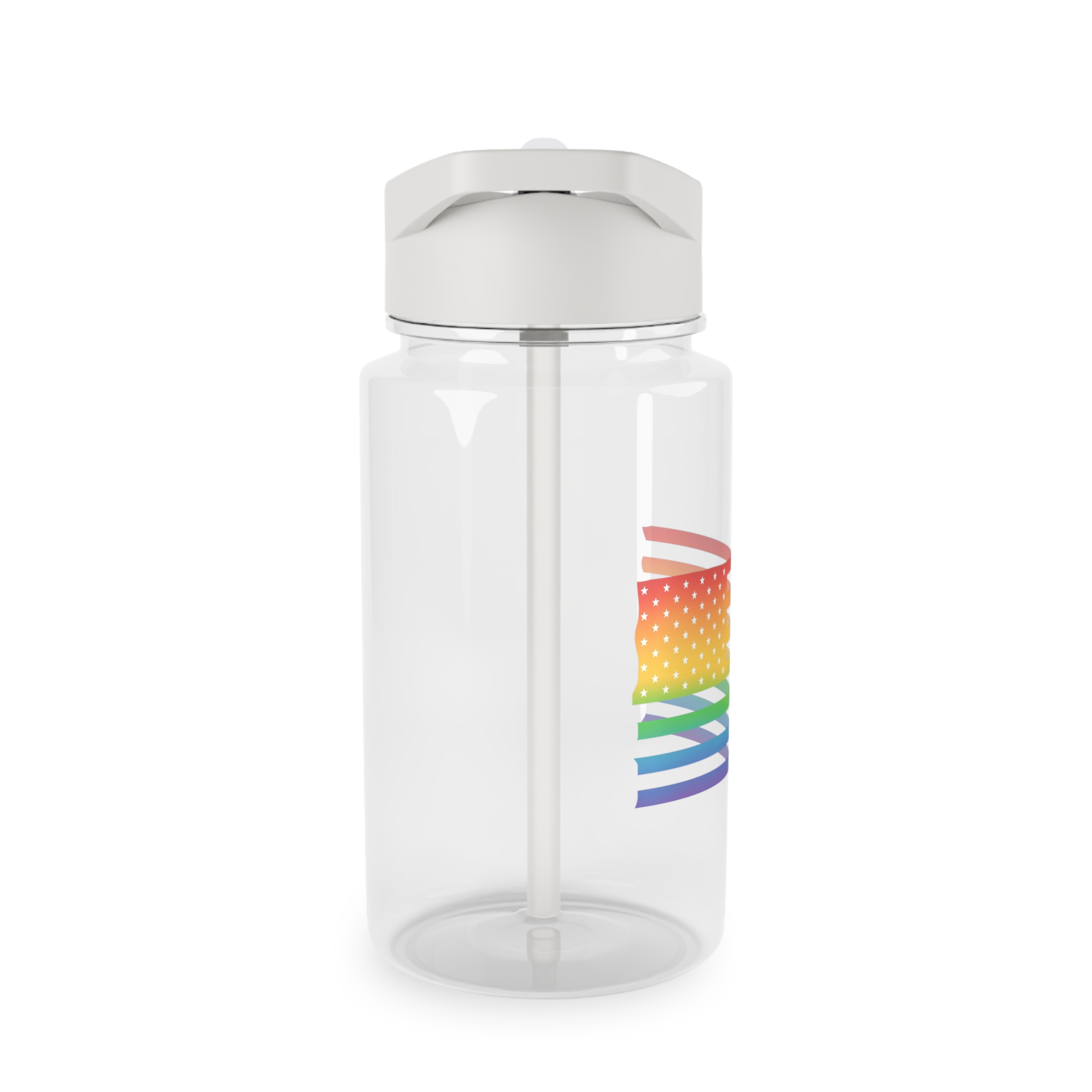 Pride Month America Concept Us Pride Month Flag1 Tritan Water Bottle - Image 4