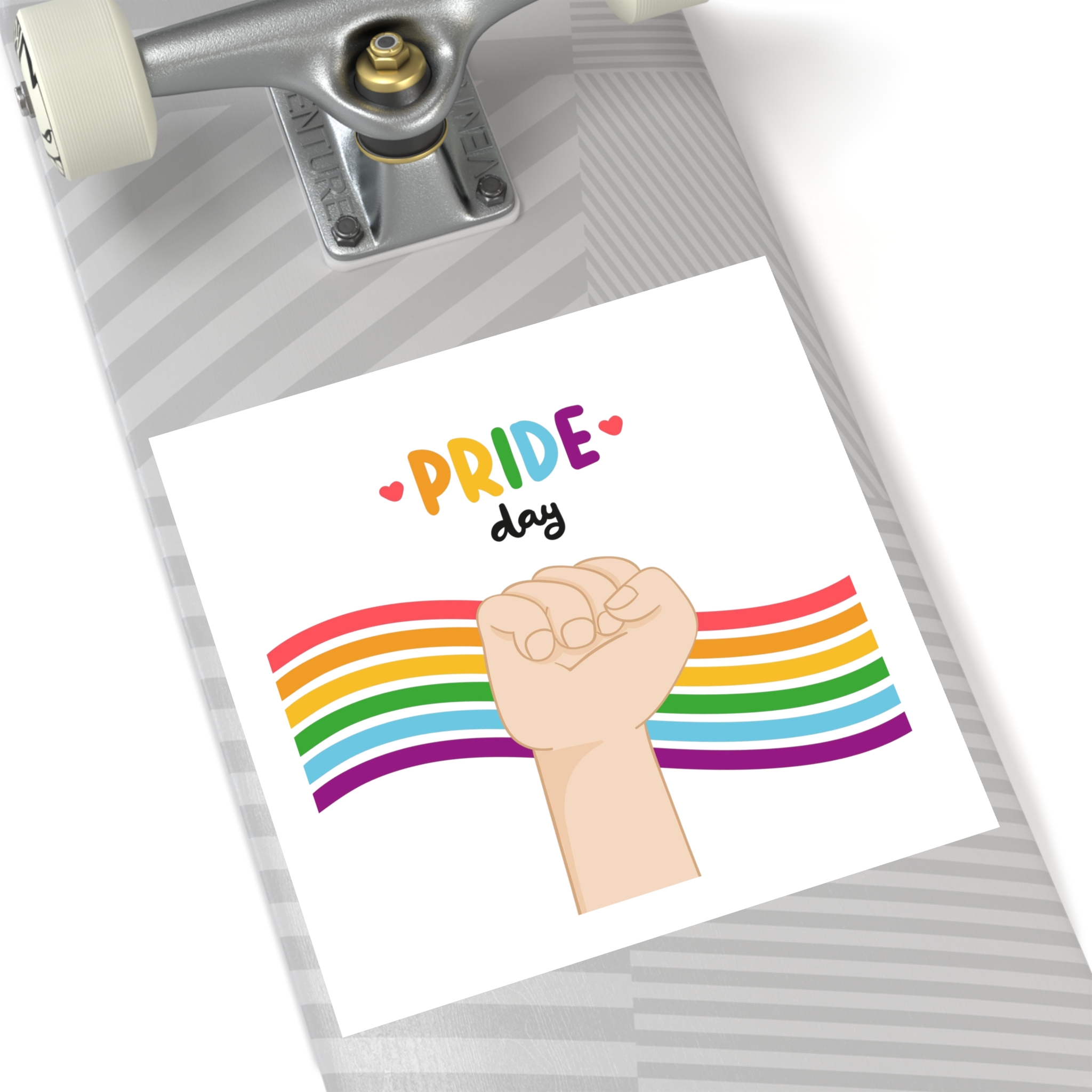 Pride Day Concept (2) Laminate Stickers Square - Image 56