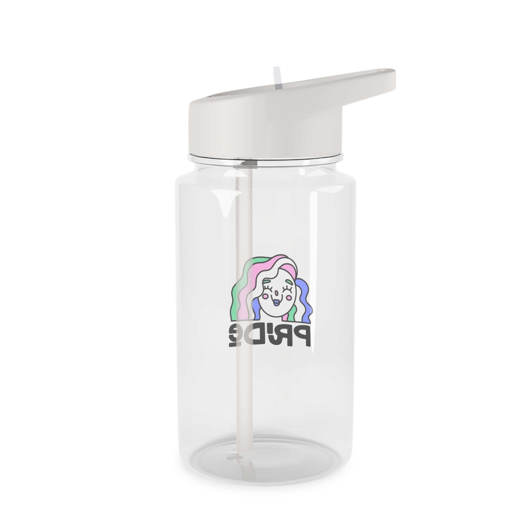 Pride Day Lettering Quote Concept Tritan Water Bottle - Image 2