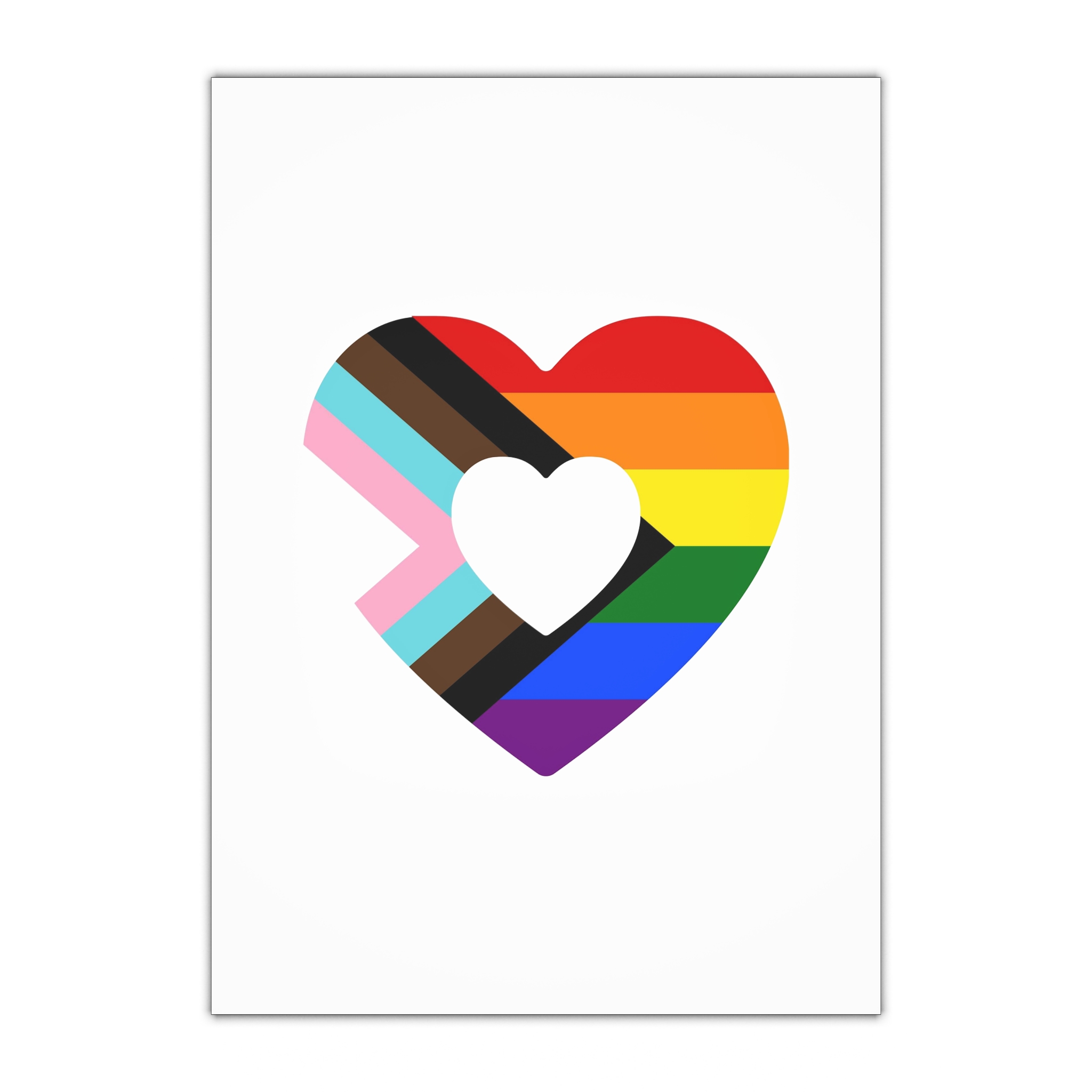 Progress Pride Flag Progress Pride Rainbow Flags Lgbtq Flag Gift Wrapping Paper Sheets 1pc