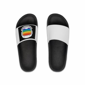 Astronaut Helmet Pride Gay Lgbt Mens Slide Sandals