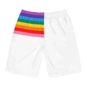 Pride Love Freedom Lgbtq Lgbt Heart Rainbow Love Wins Gay Lesbian Trans Homo Homosexual Colors Flag Diversity Parade Mens Board Shorts Aop